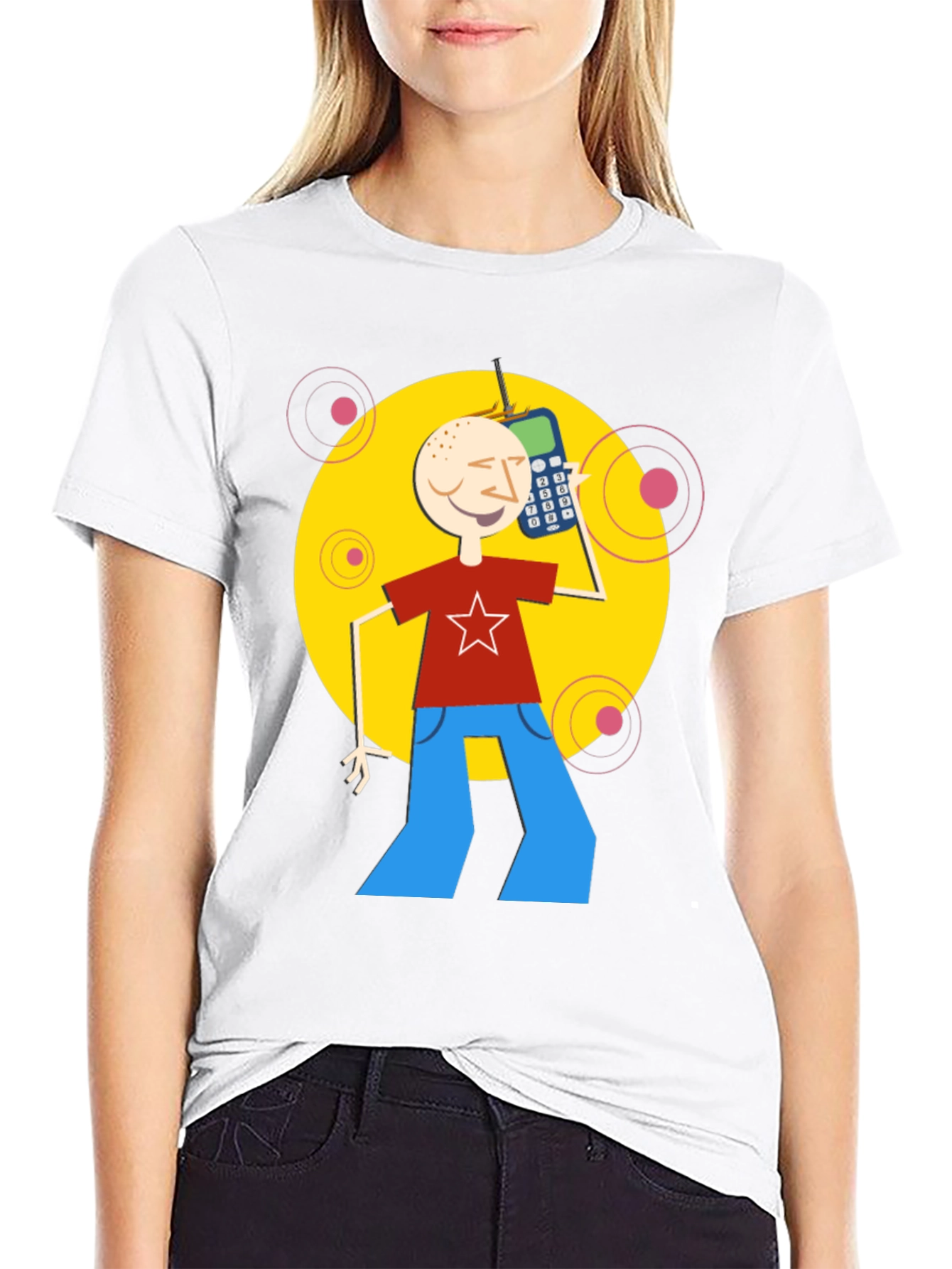 Retro Cellphone Graphic Tee