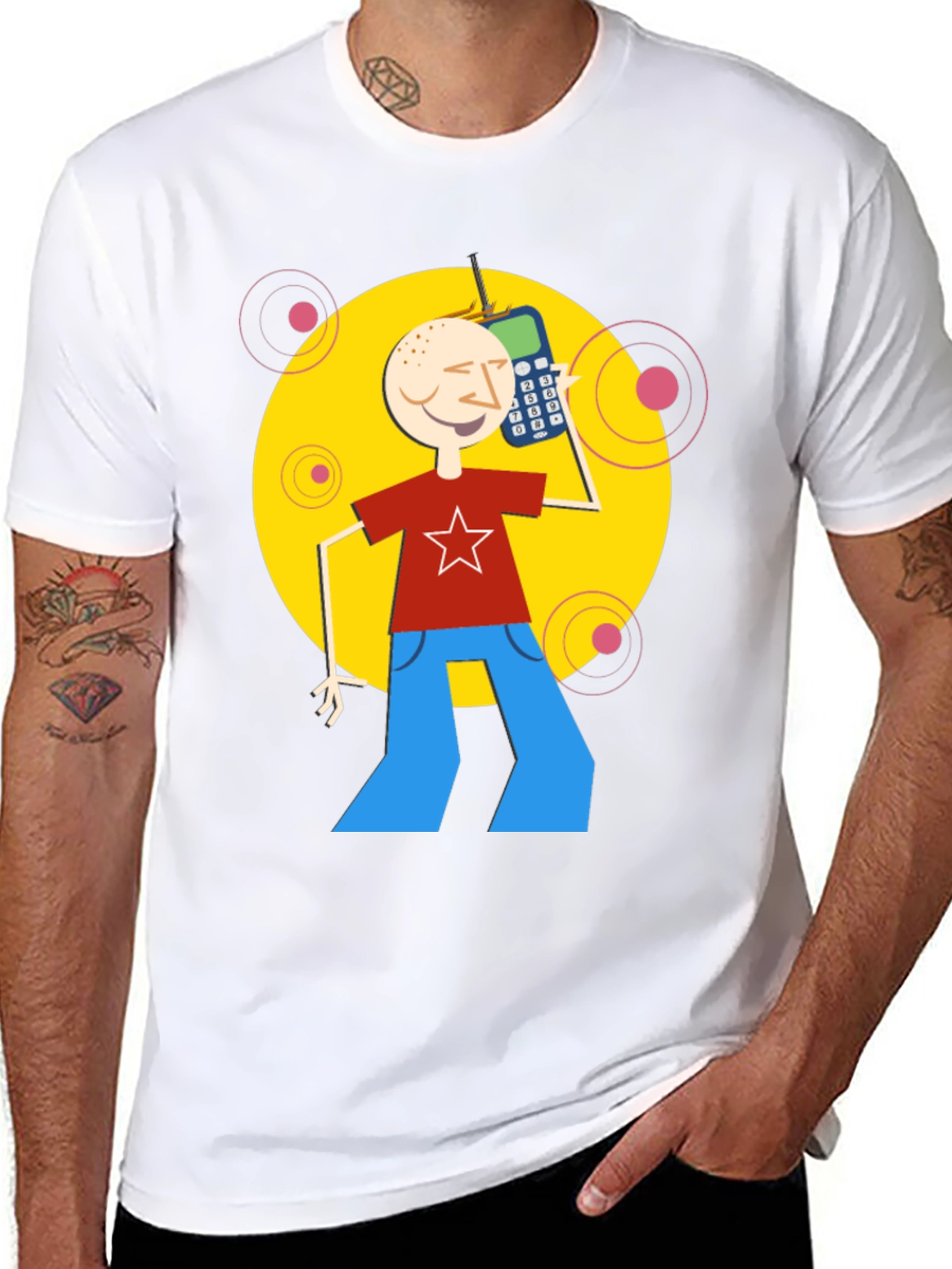 Retro Cellphone Graphic Tee