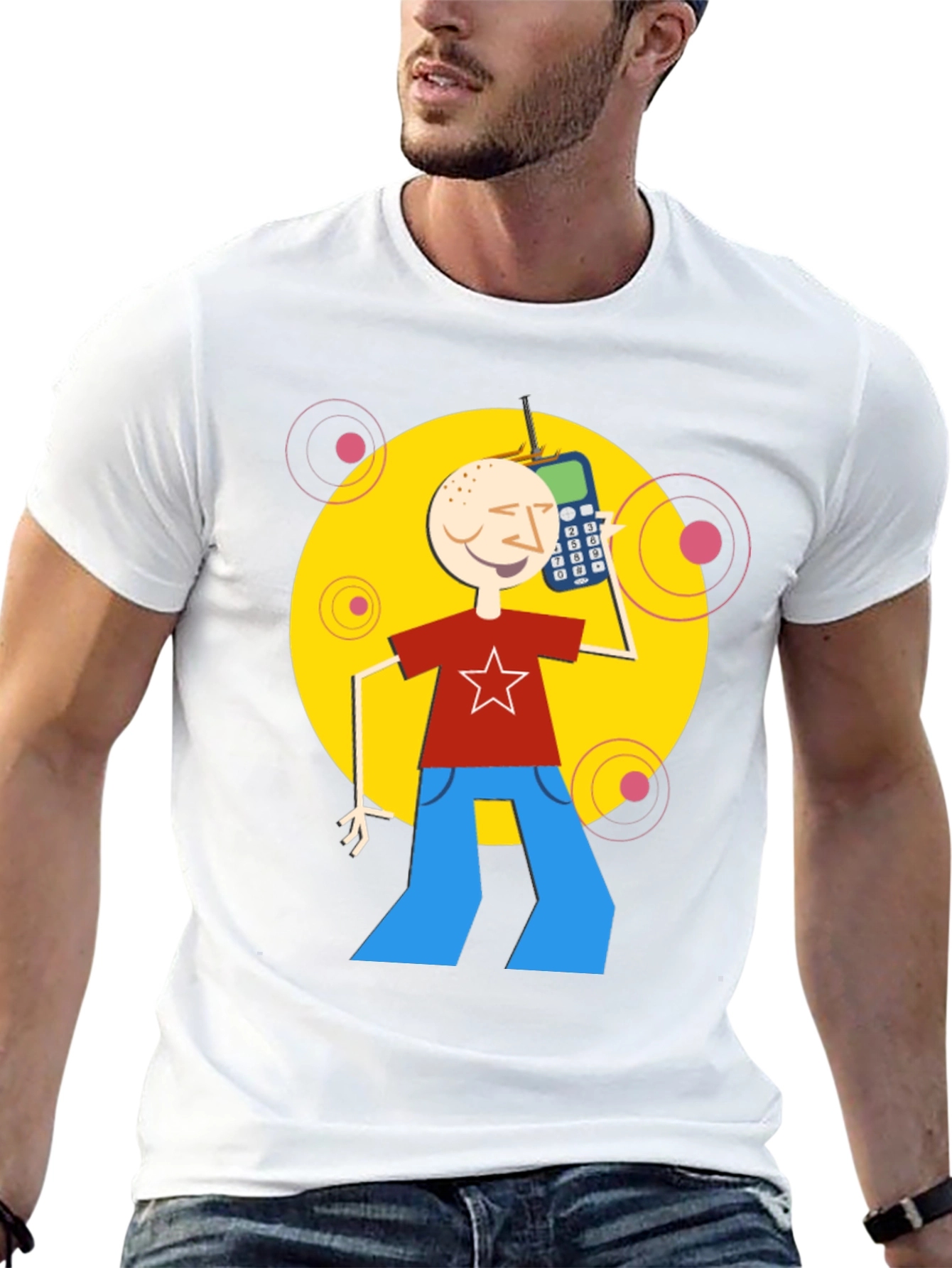 Retro Cellphone Graphic Tee