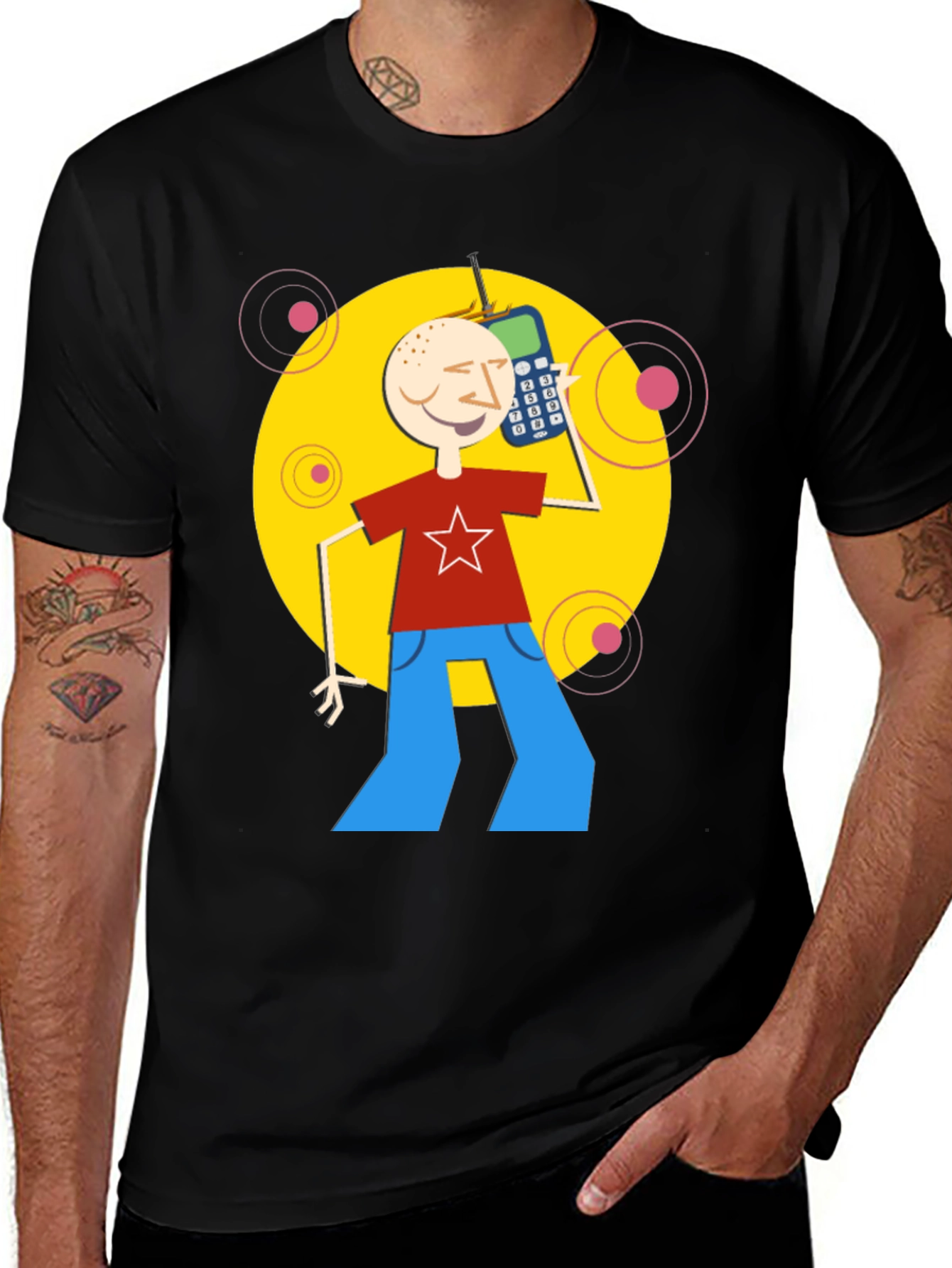 Retro Cellphone Graphic Tee