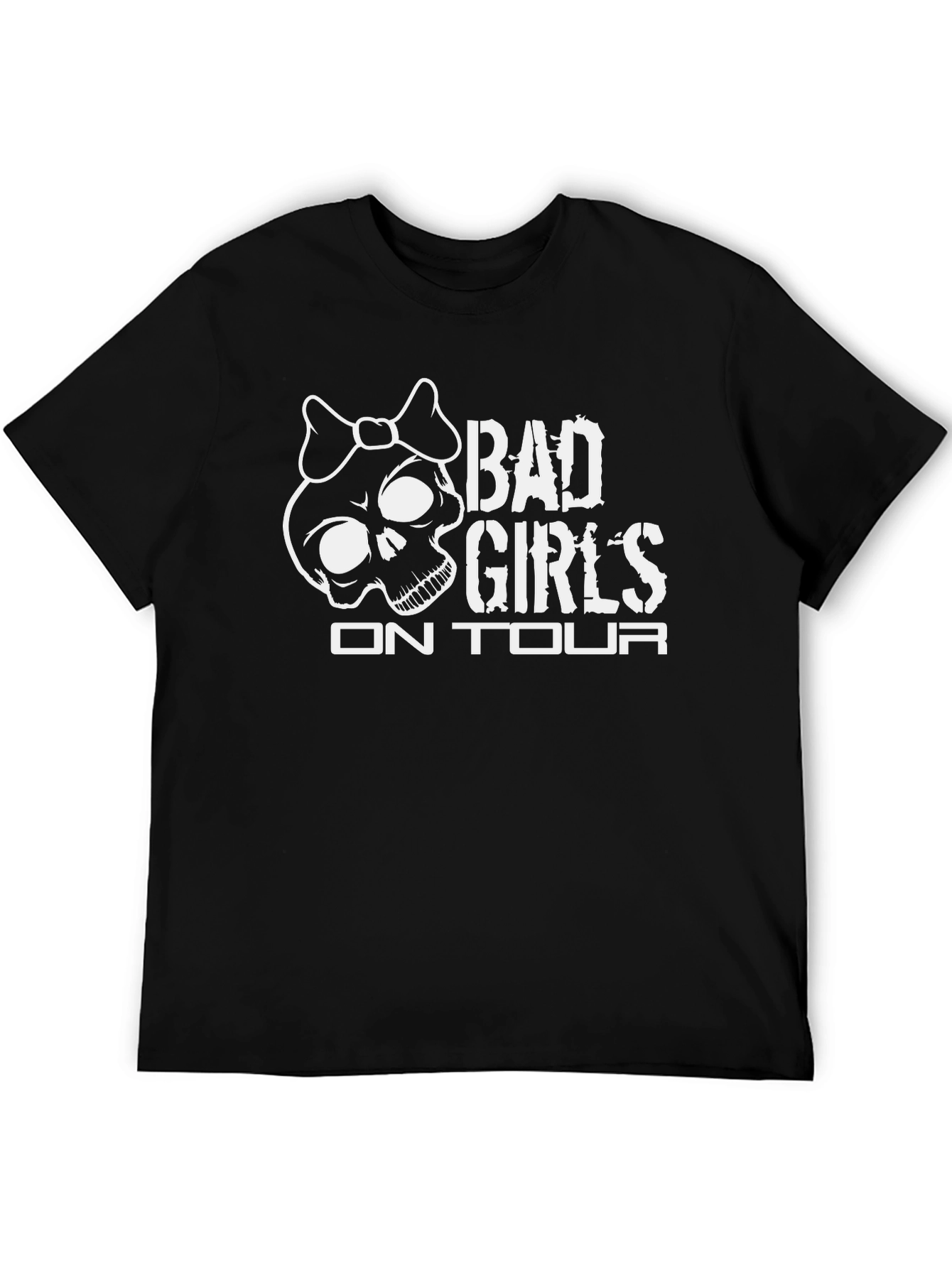 Bad Girls On Tour Skull T-Shirt