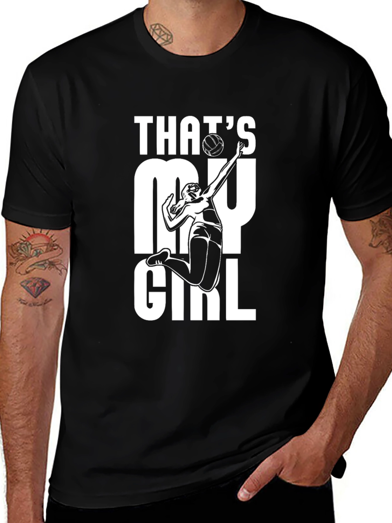 Thats My Girl Volleyball T-Shirt