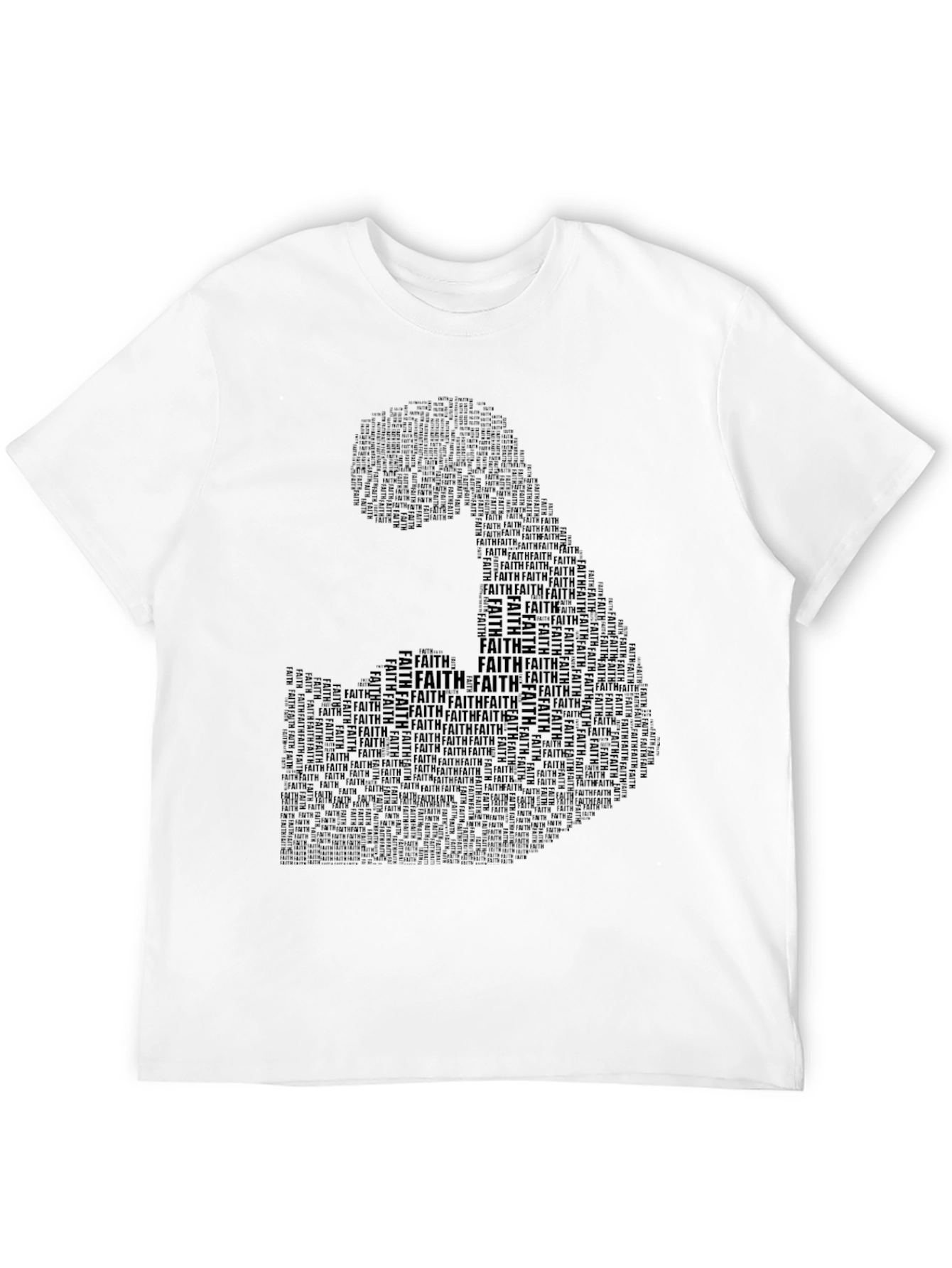 Faith Flex Black Graphic Tee - Mens