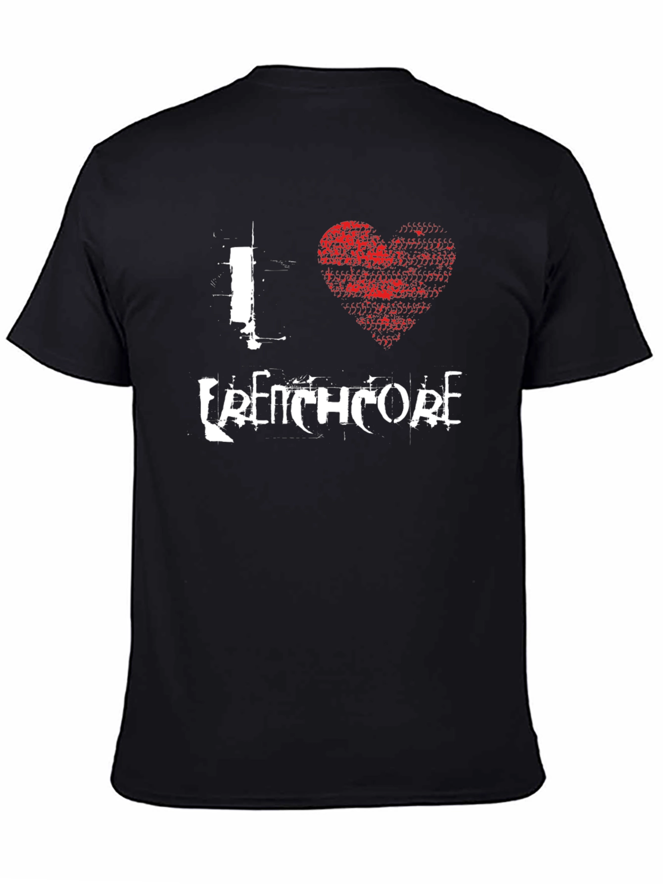 I Love Frenchcore Black T-Shirt