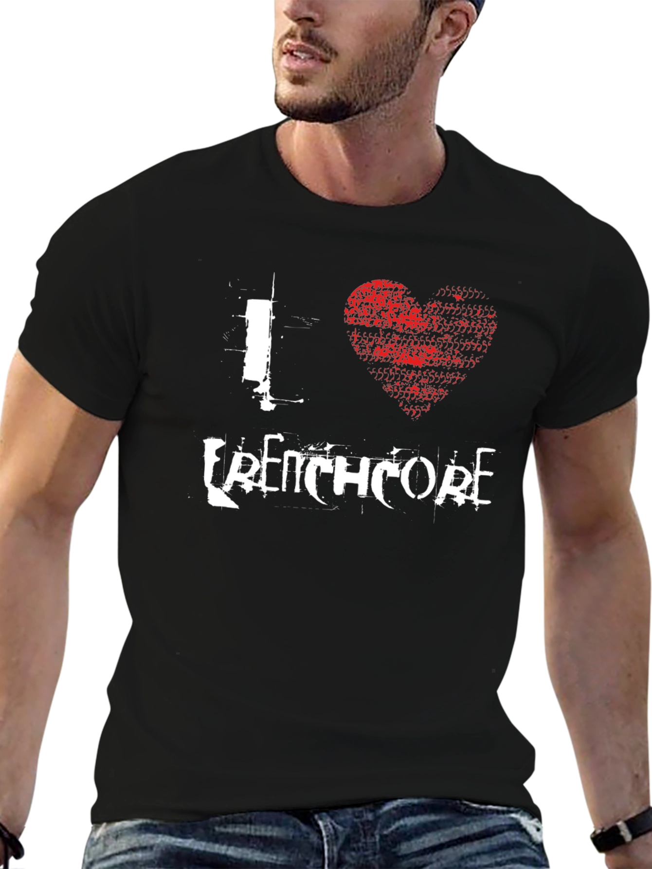 I Love Frenchcore Black T-Shirt