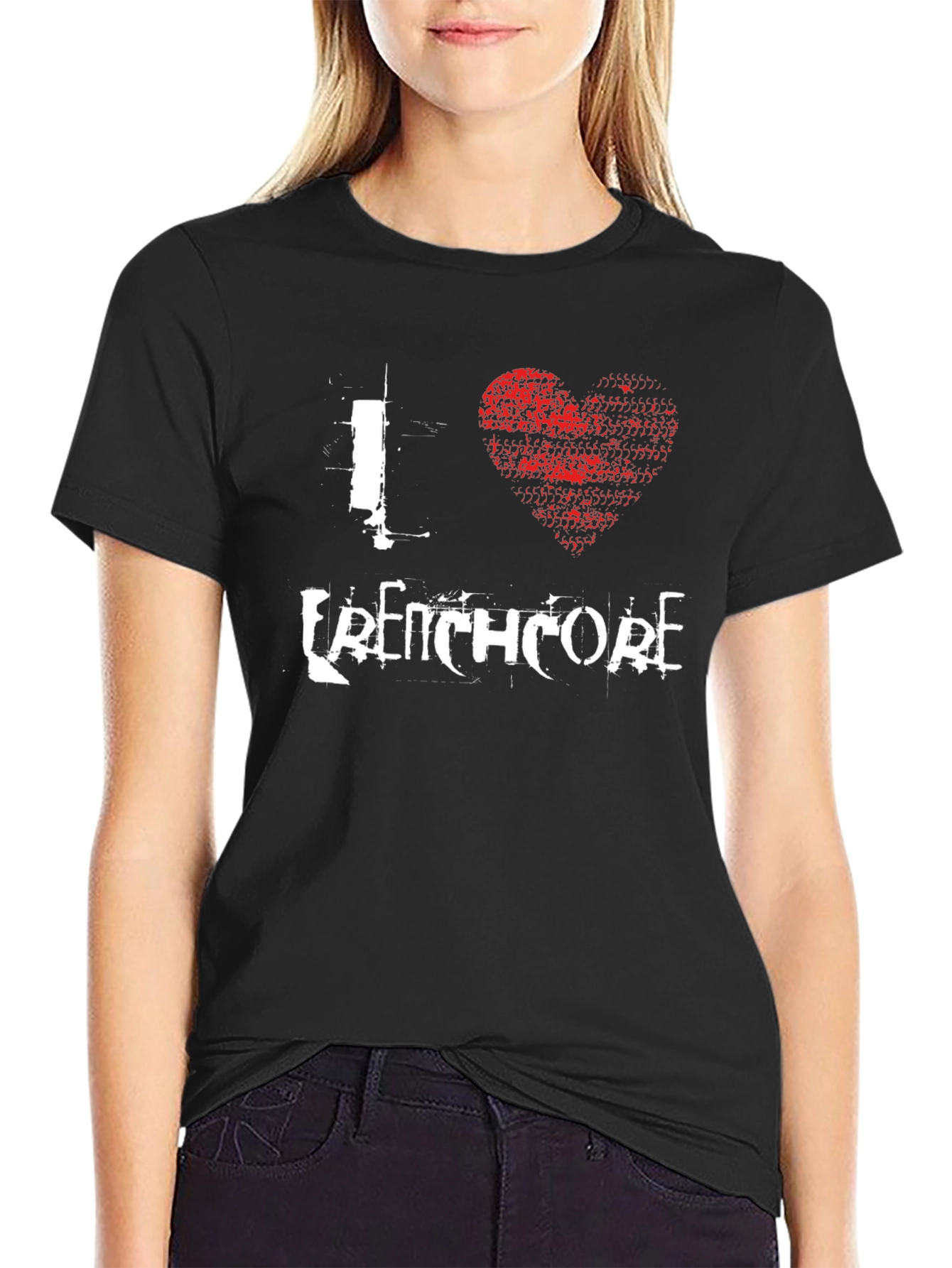 I Love Frenchcore Black T-Shirt