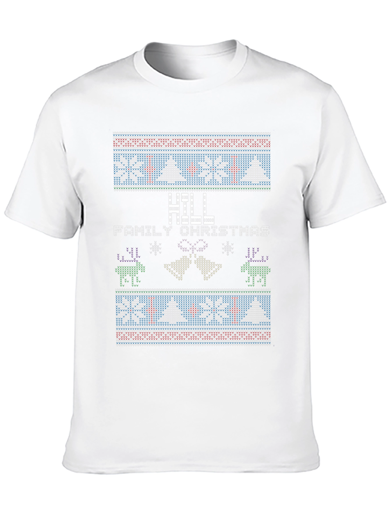 Hill Family Christmas Ugly Sweater Style T-Shirt