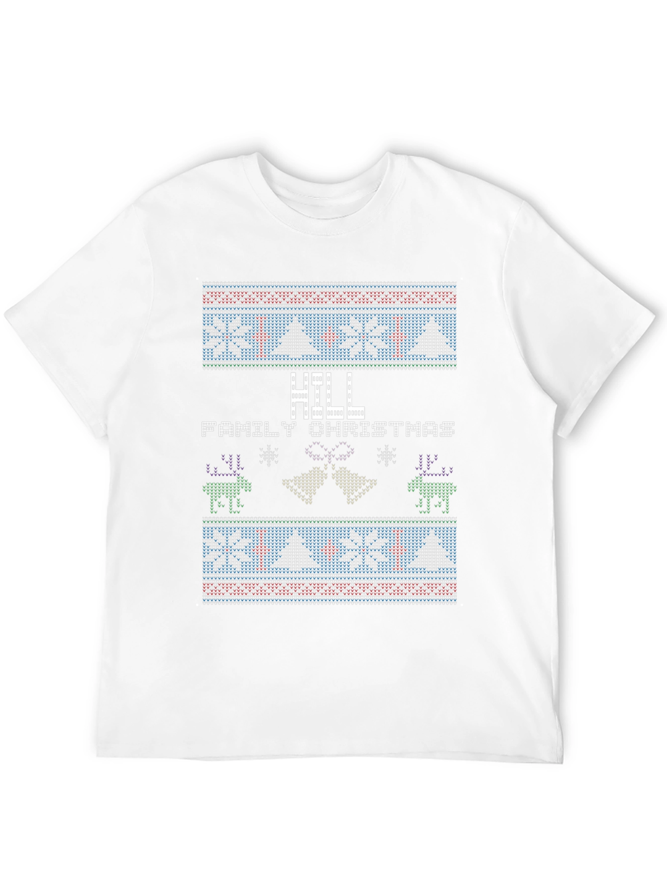 Hill Family Christmas Ugly Sweater Style T-Shirt