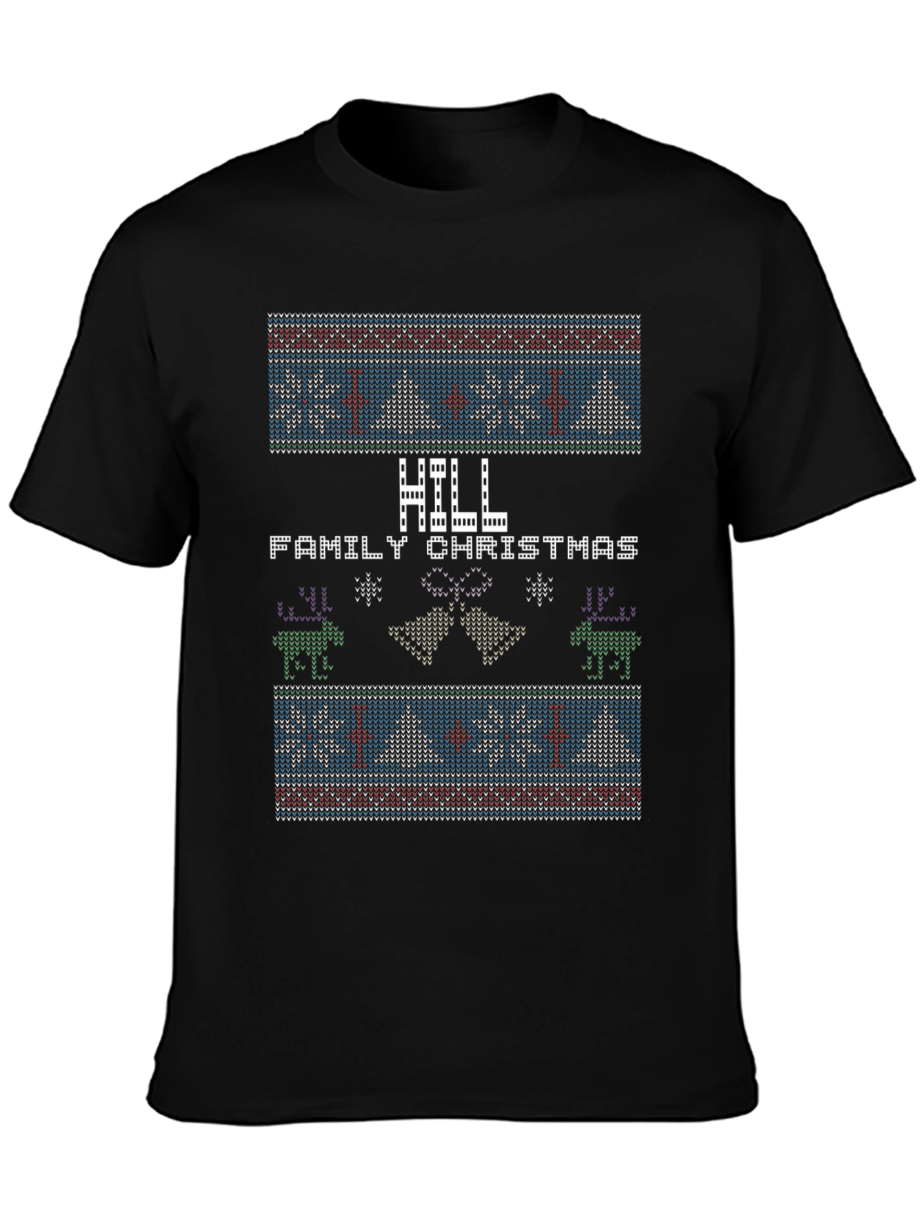 Hill Family Christmas Ugly Sweater Style T-Shirt