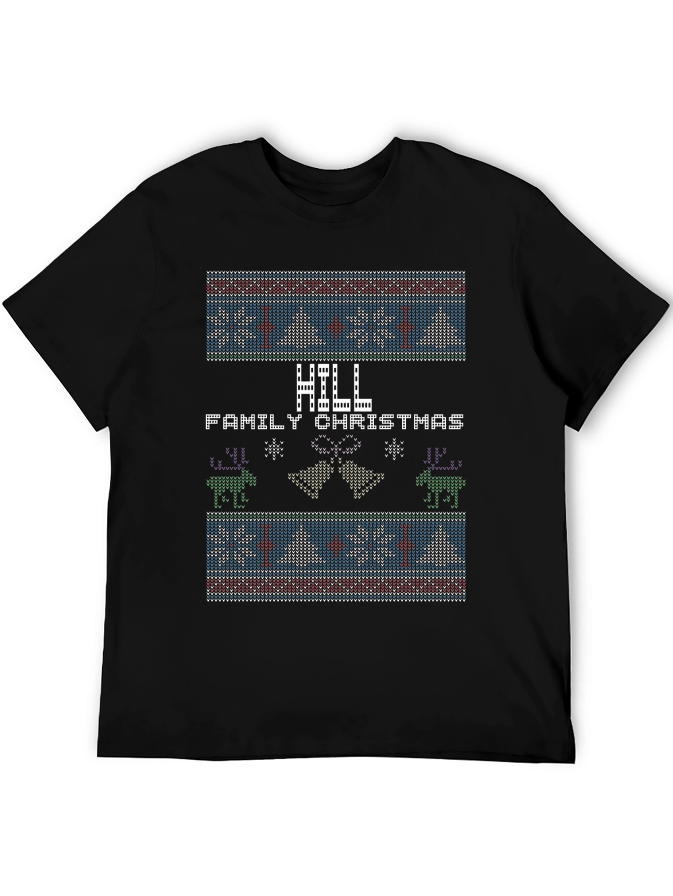 Hill Family Christmas Ugly Sweater Style T-Shirt