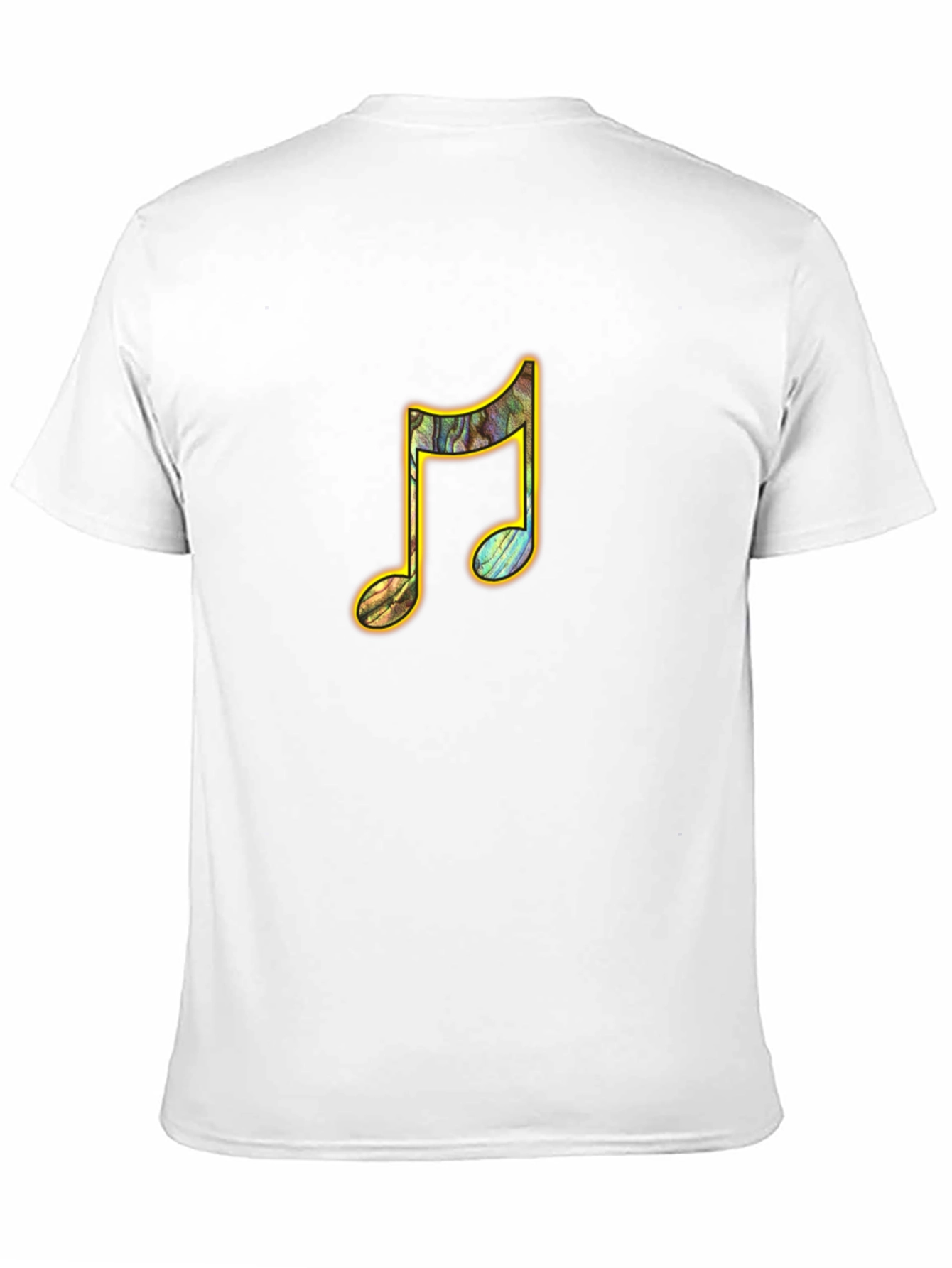 Musical Note Graphic Tee - Stylish Black T-Shirt