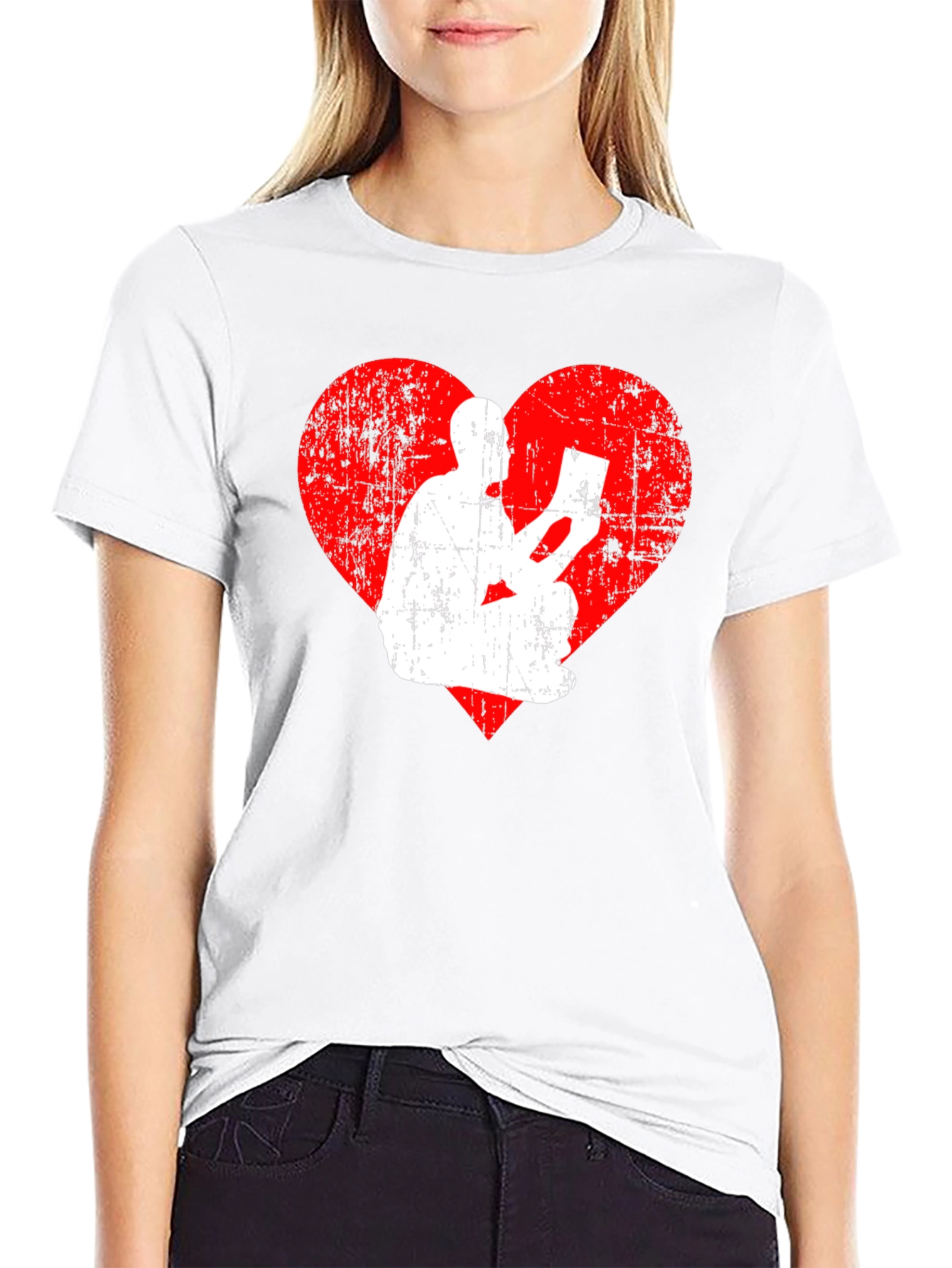 I Love Reading T-Shirt Bookworm Heart Tee