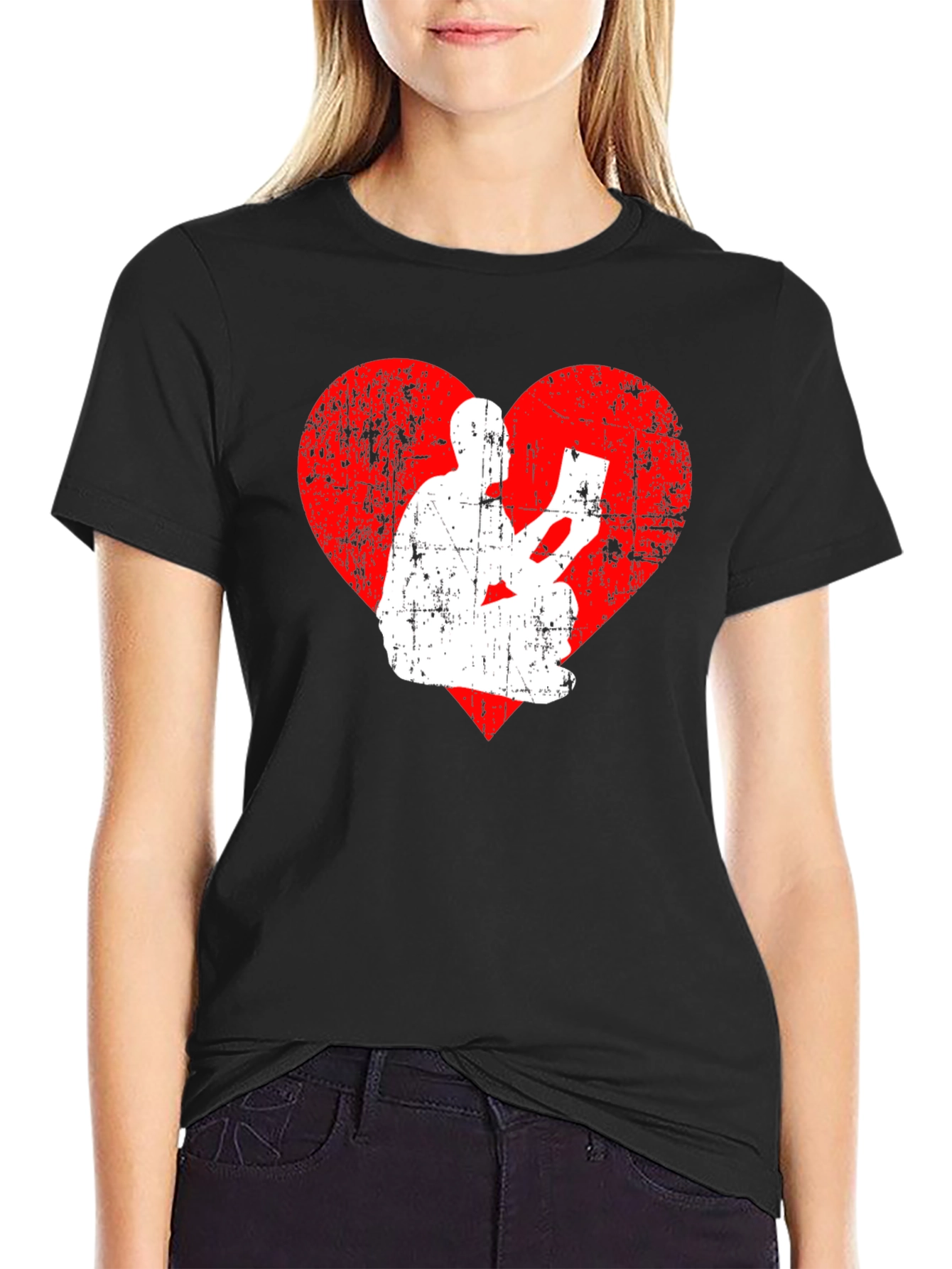 I Love Reading T-Shirt Bookworm Heart Tee