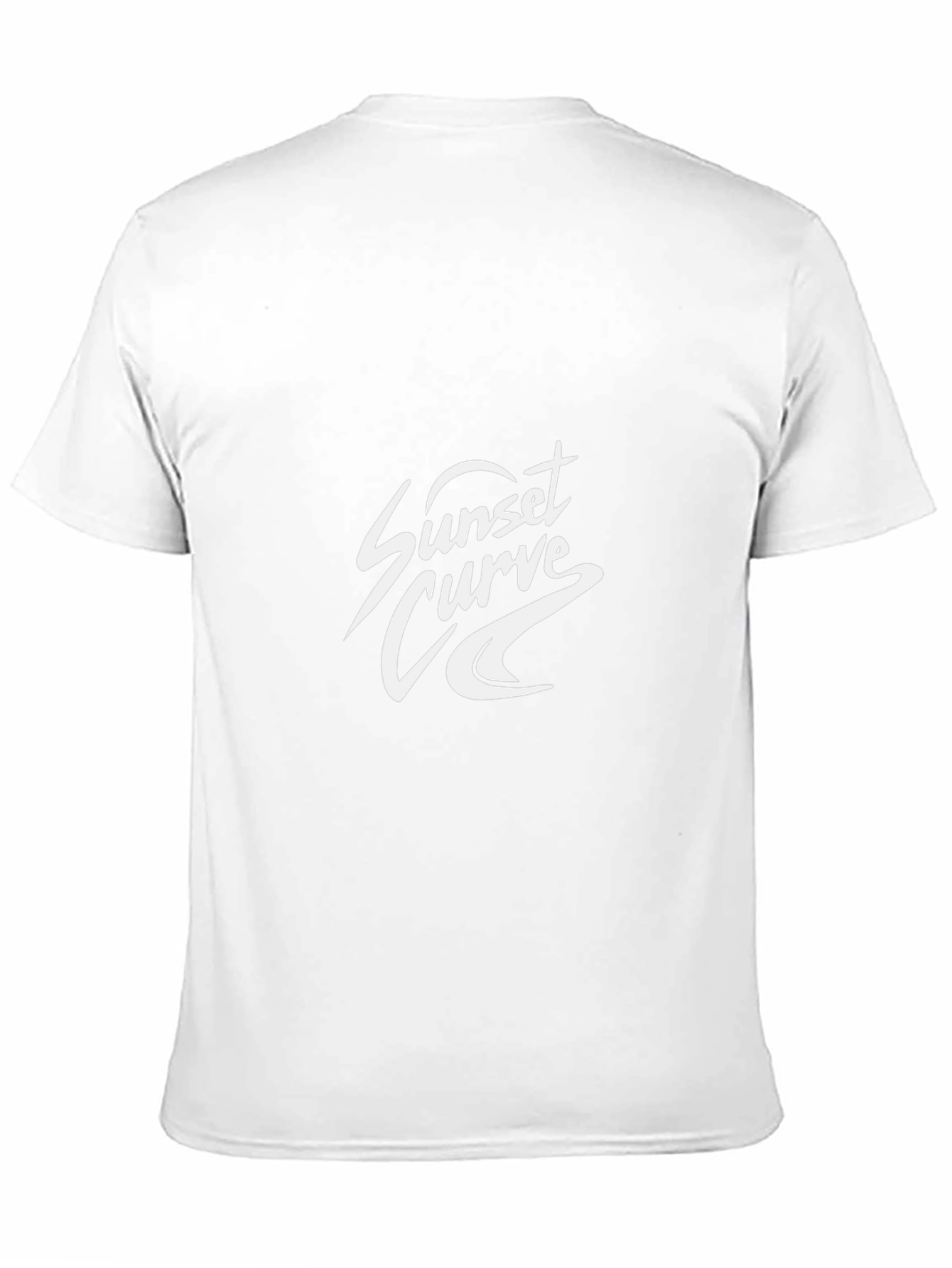 Sunset Curve Band Tee - Retro Black T-Shirt