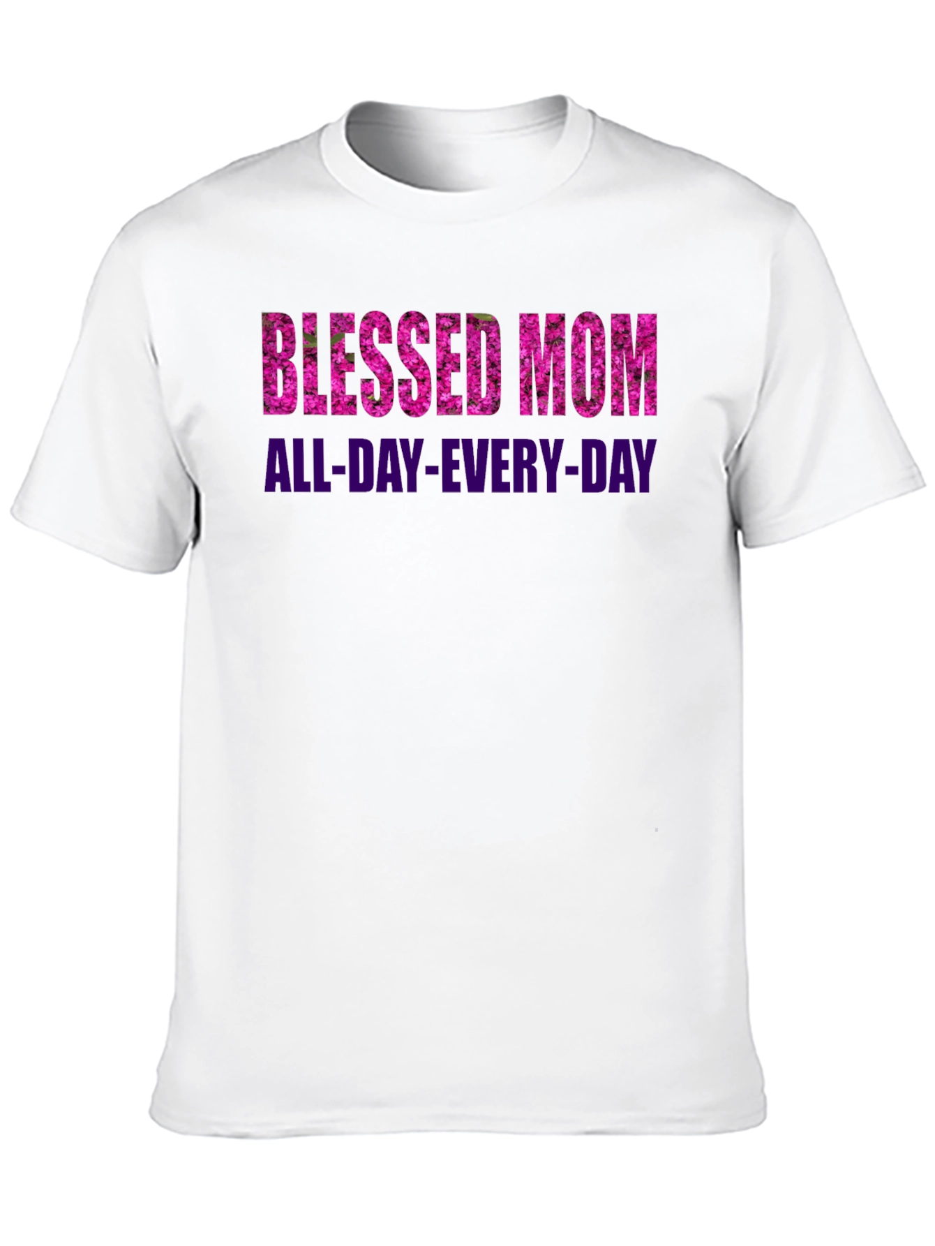 Blessed Mom All-Day-Every-Day Black T-Shirt
