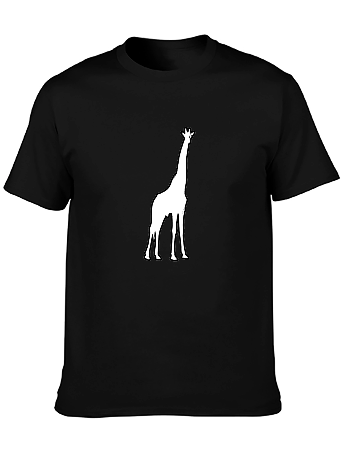 Giraffe Silhouette Graphic Tee