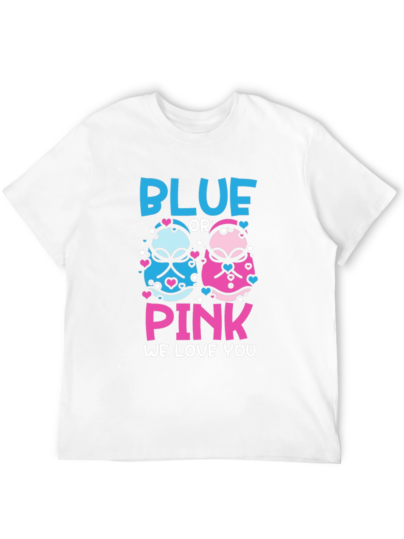 Blue or Pink Gender Reveal T-Shirt