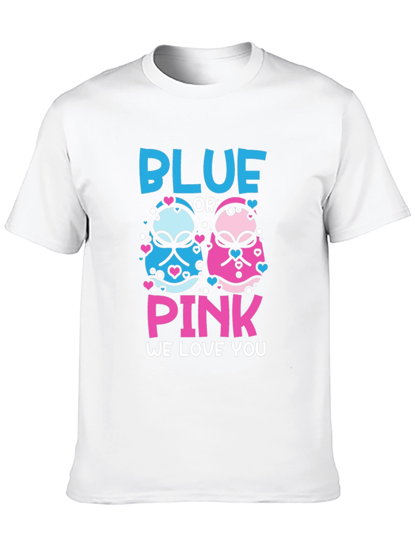 Blue or Pink Gender Reveal T-Shirt