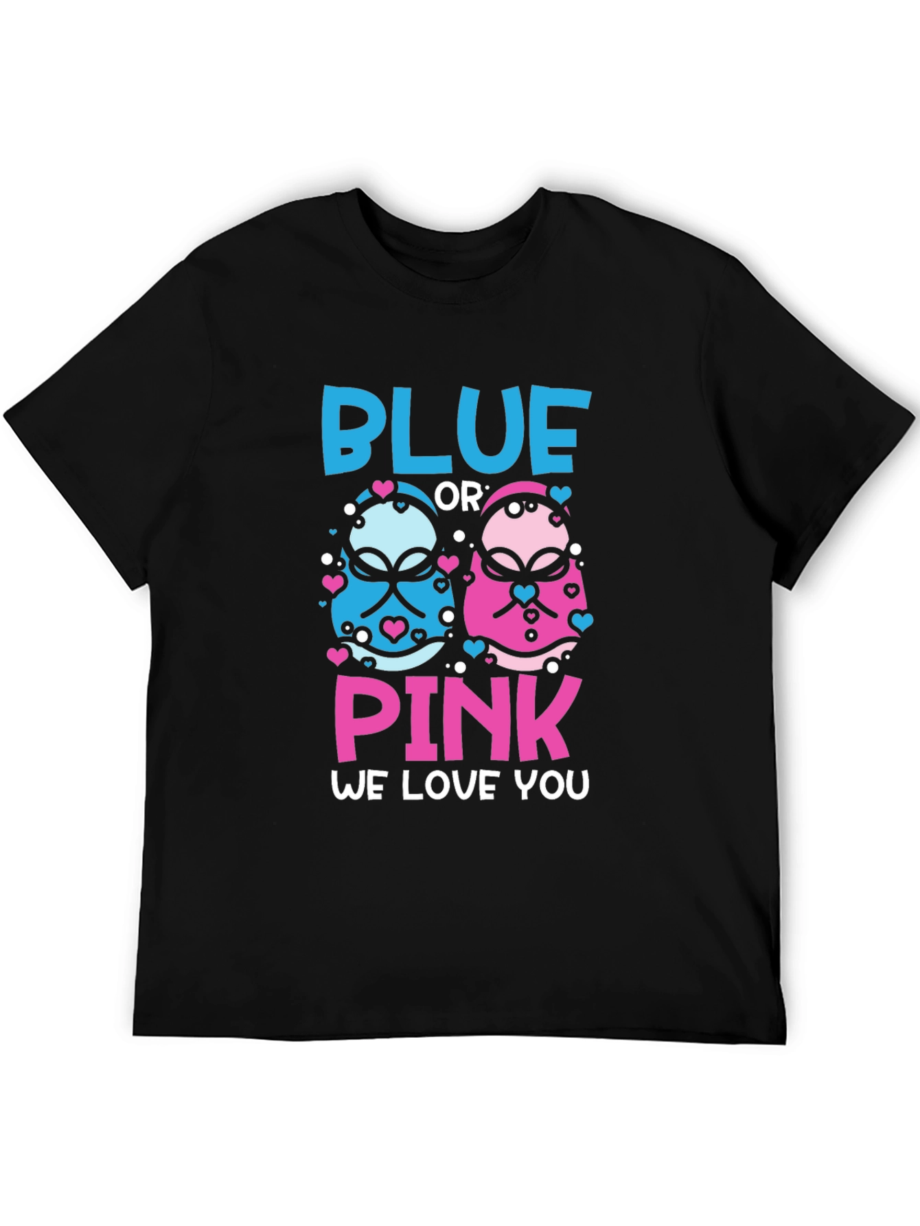 Blue or Pink Gender Reveal T-Shirt