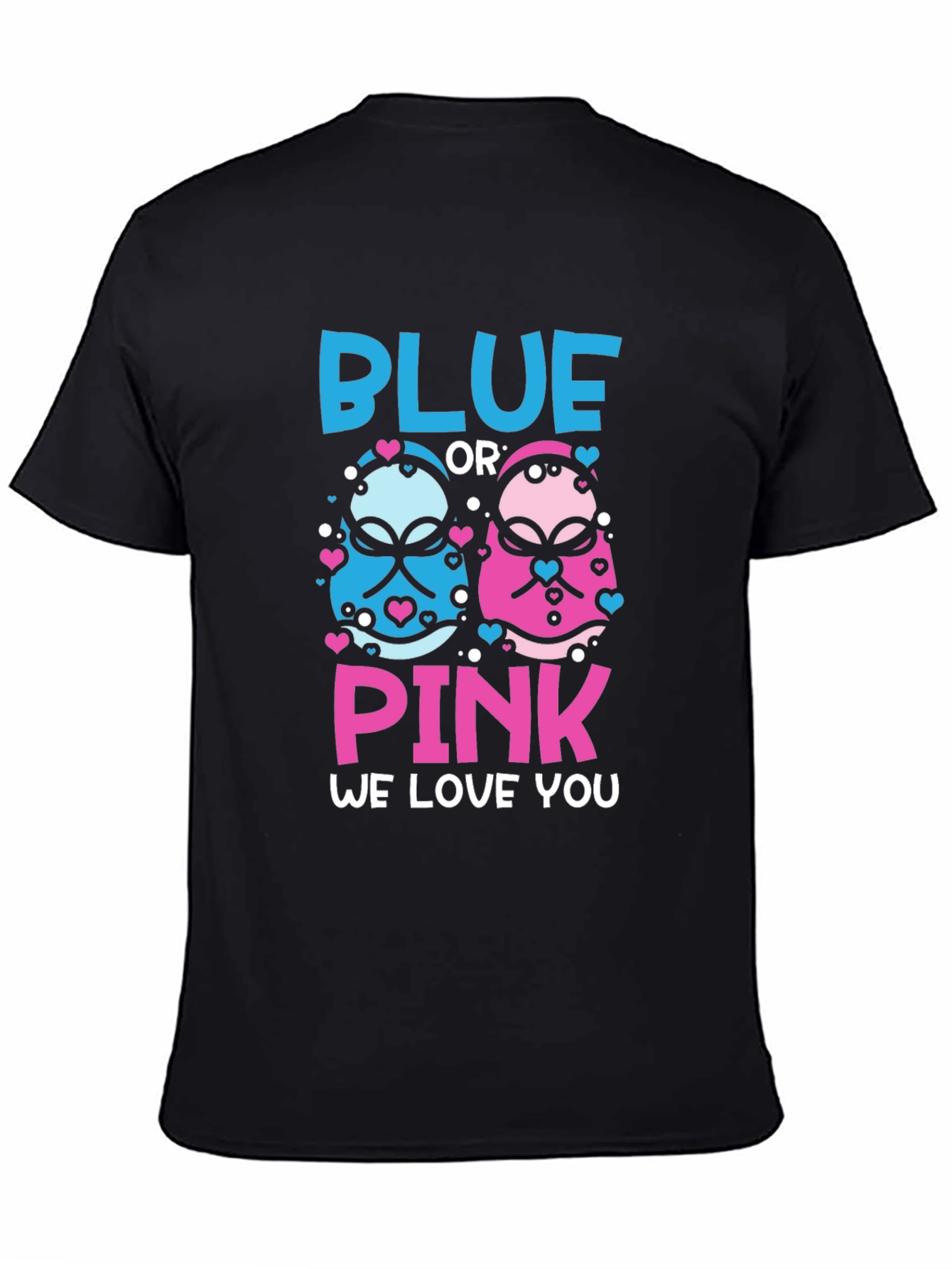 Blue or Pink Gender Reveal T-Shirt