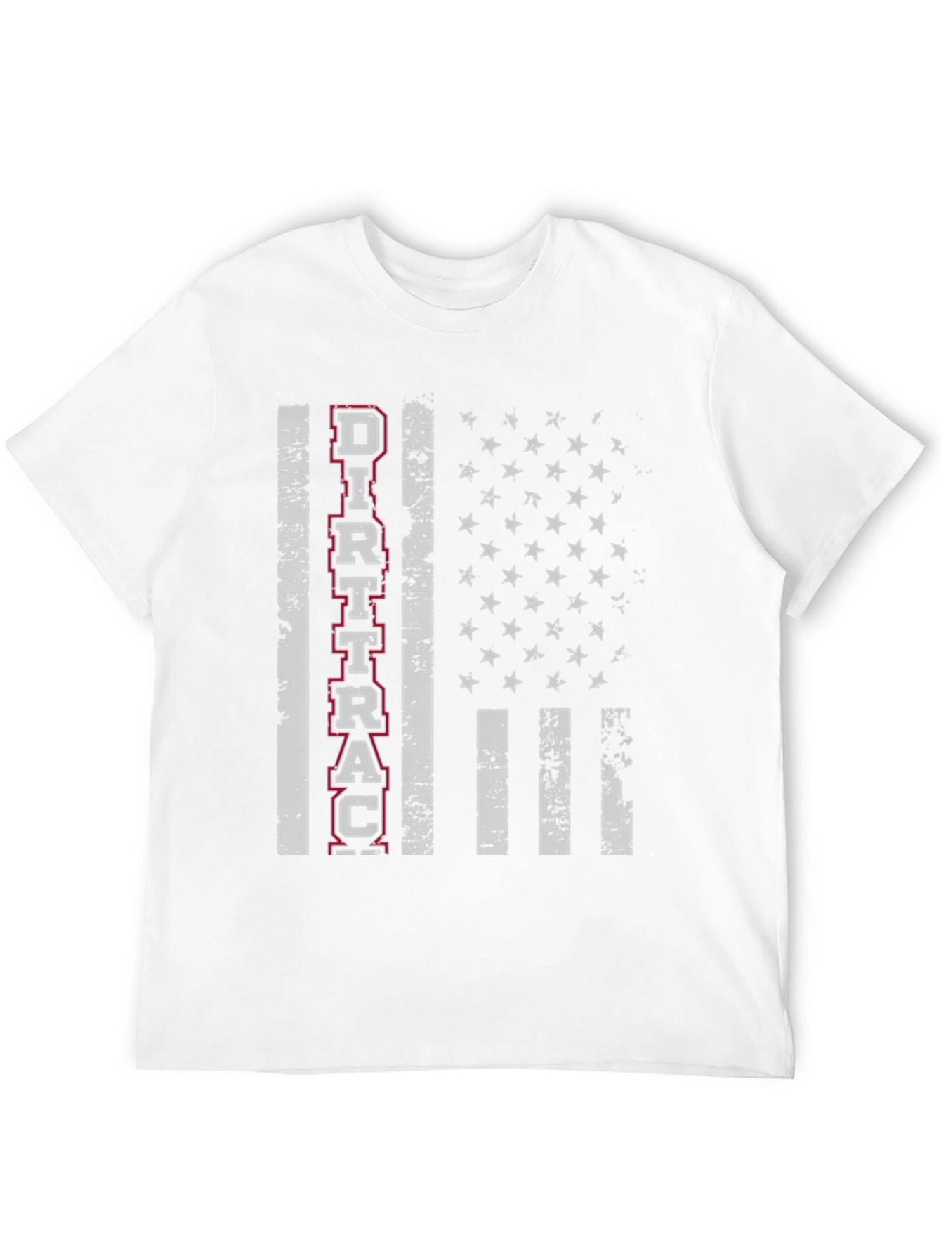 Dirt Track Flag Graphic Tee - Racing Fan Apparel