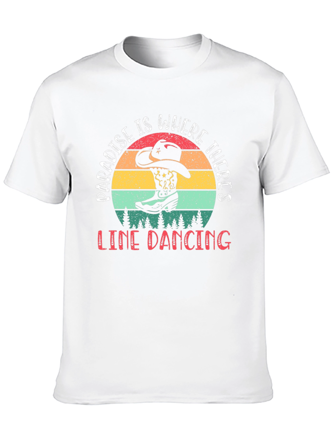 Paradise Line Dancing Graphic Tee