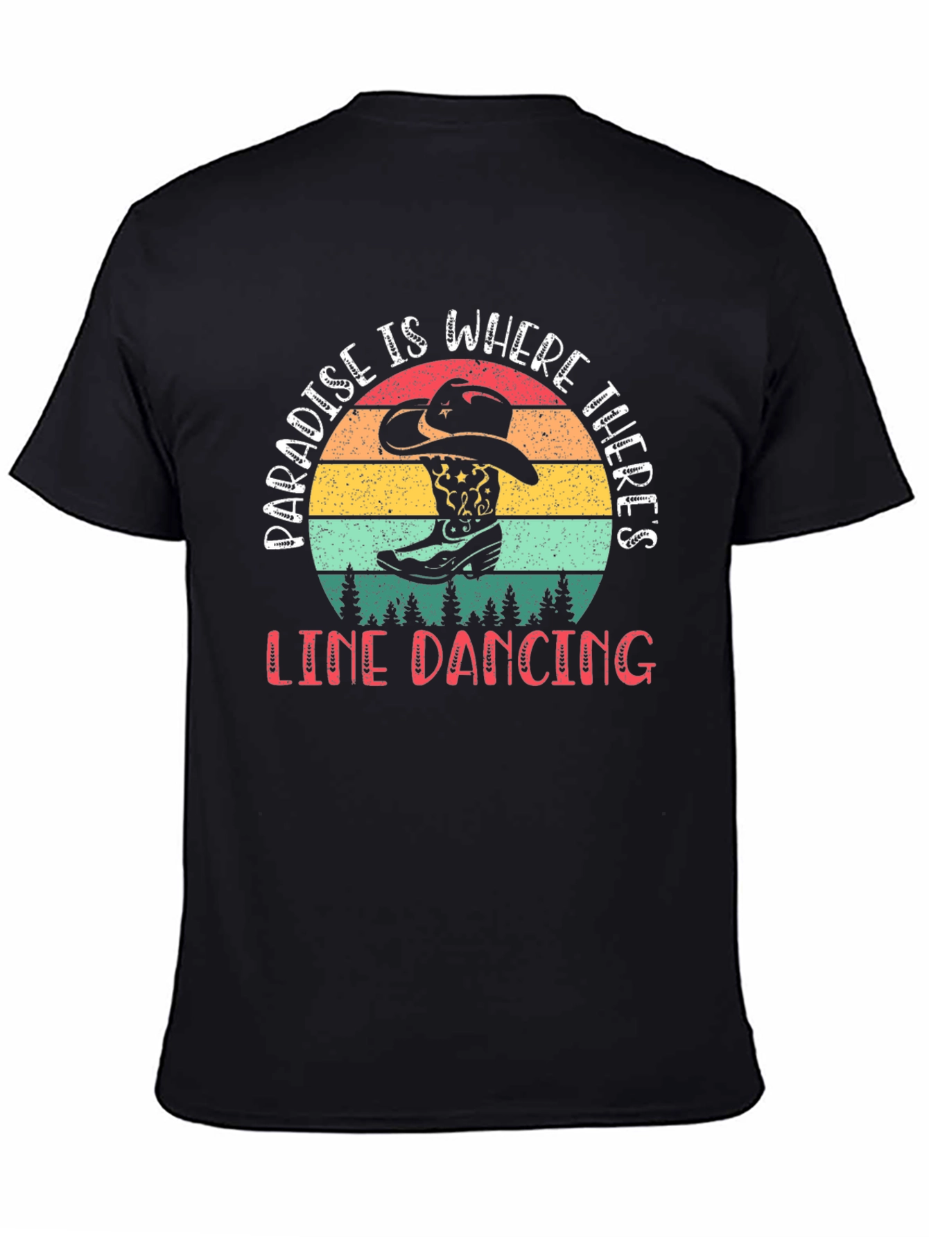 Paradise Line Dancing Graphic Tee