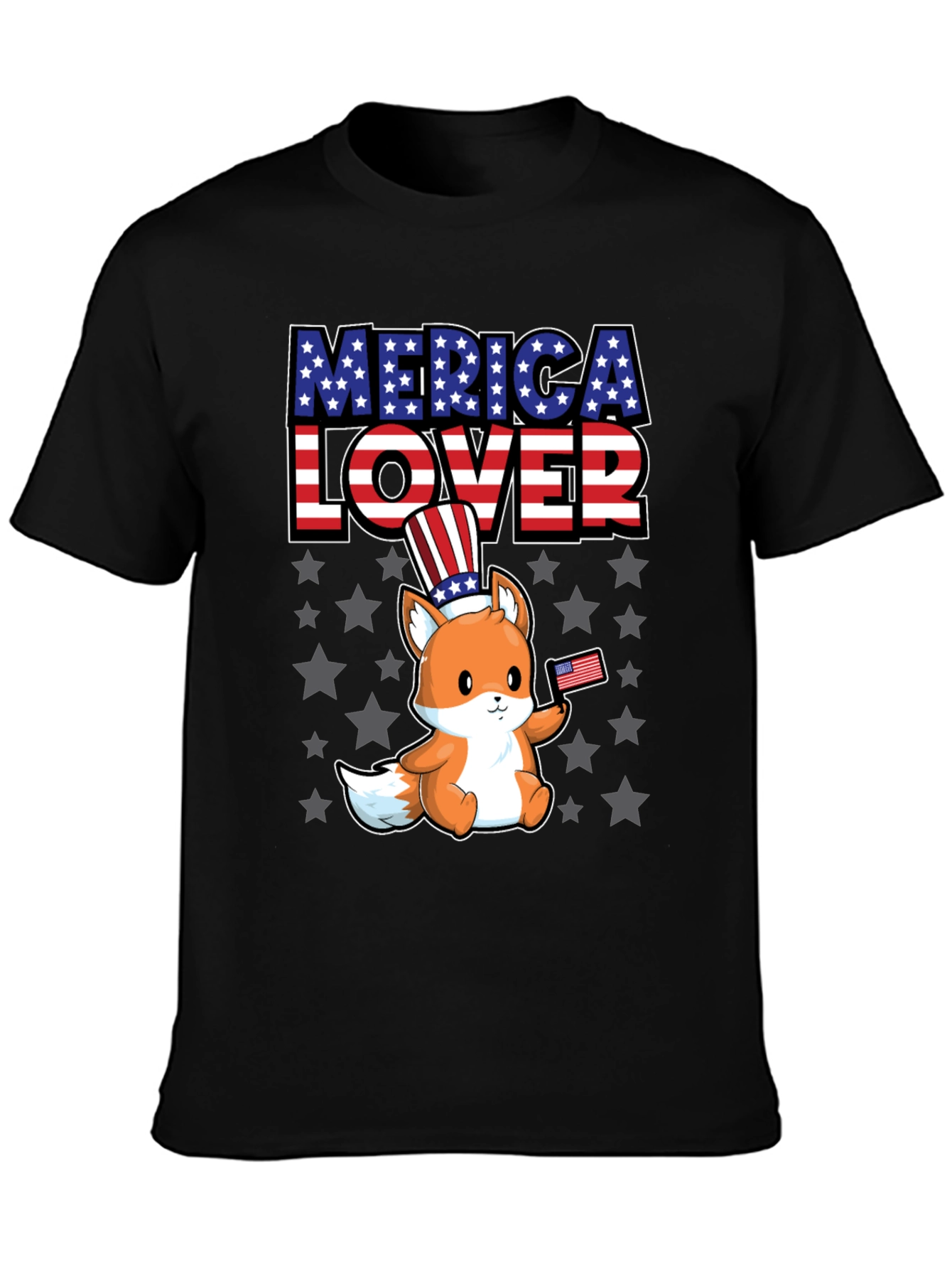 Merica Lover Fox T-Shirt