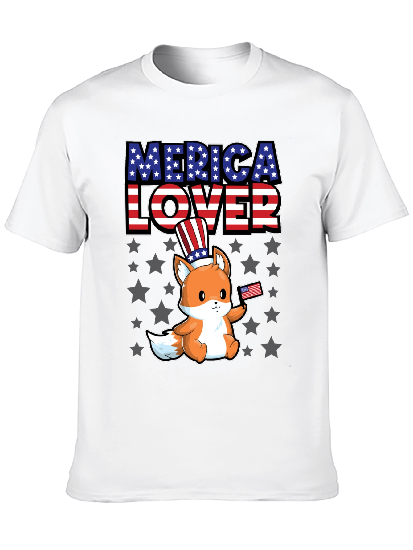 Merica Lover Fox T-Shirt