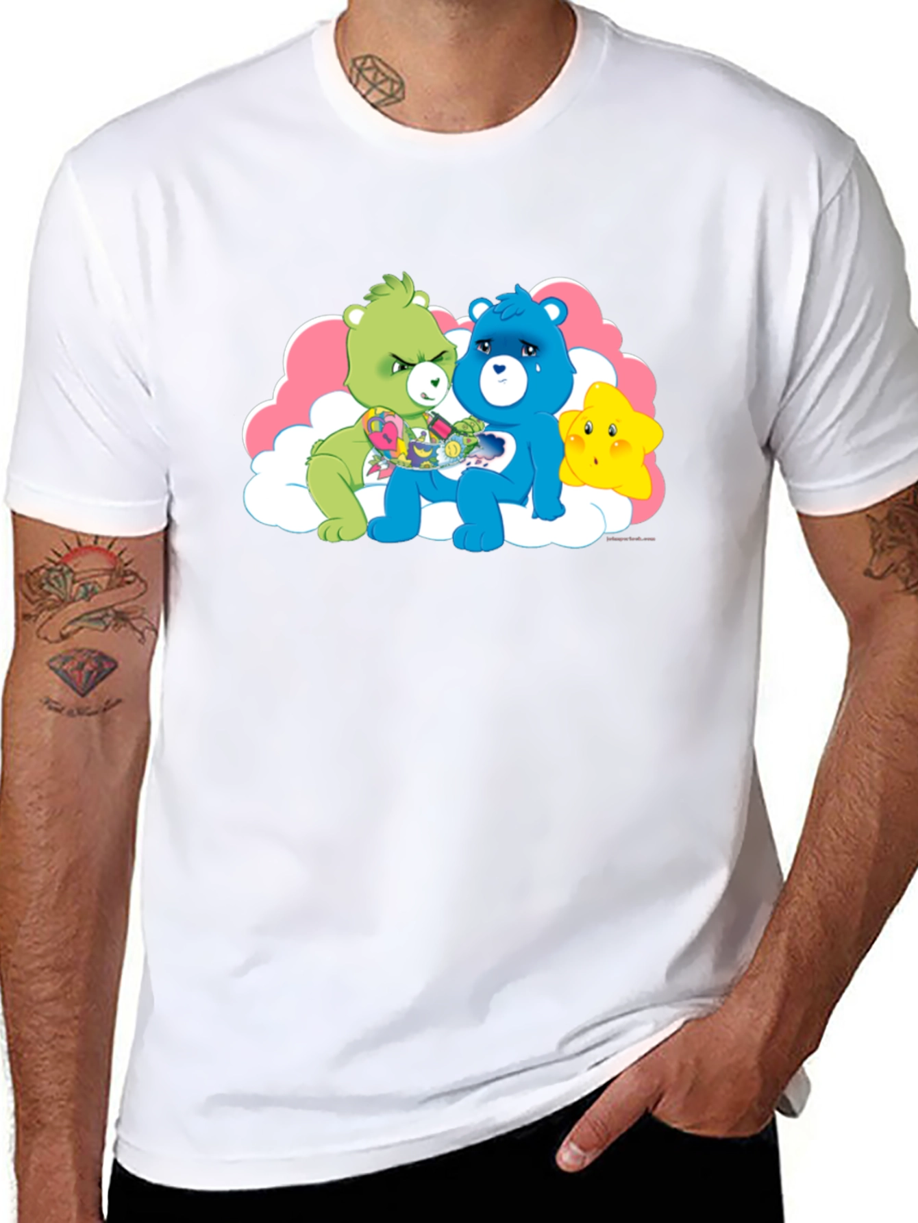 Care Bears Graphic T-Shirt - Black