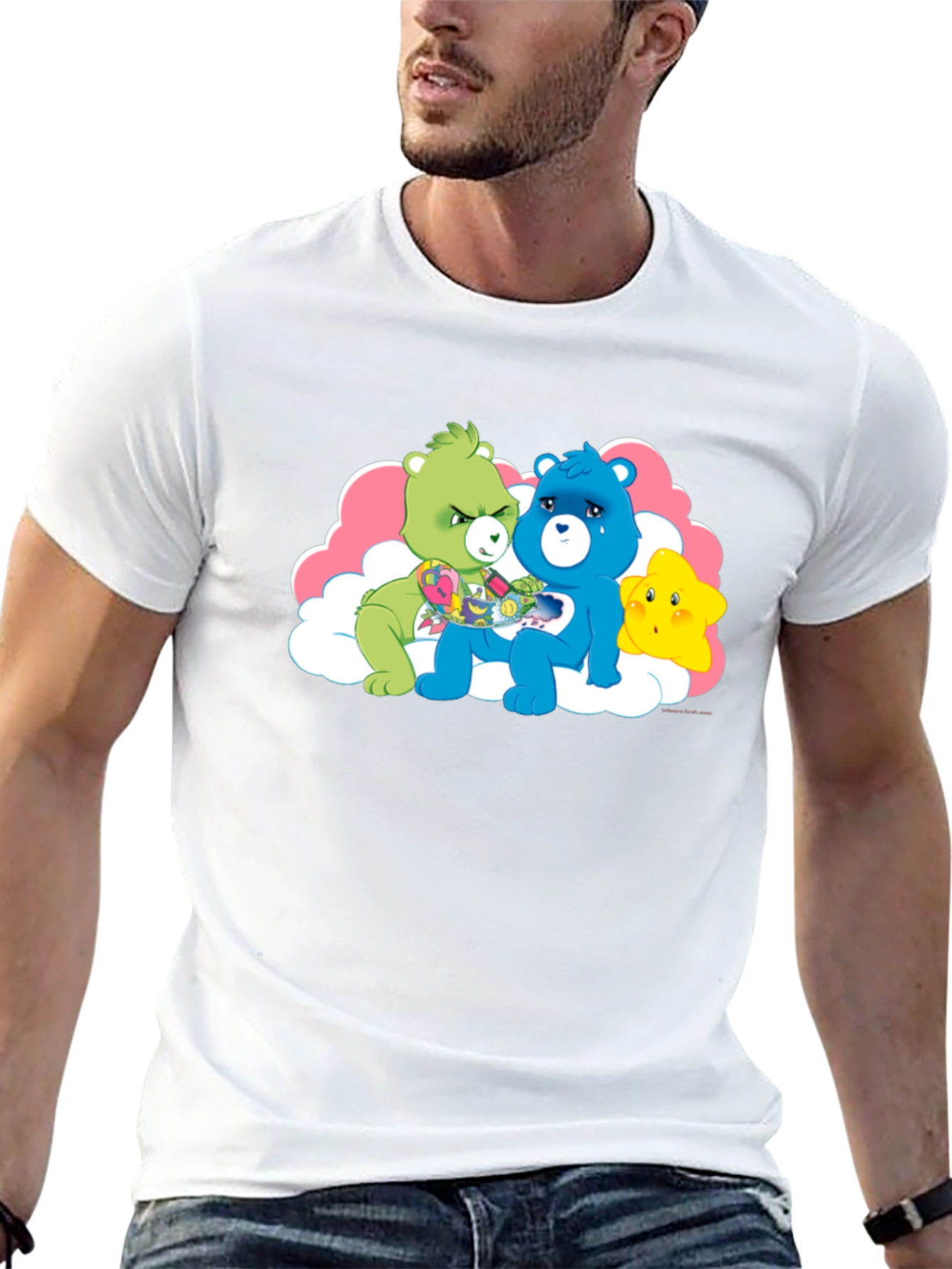 Care Bears Graphic T-Shirt - Black