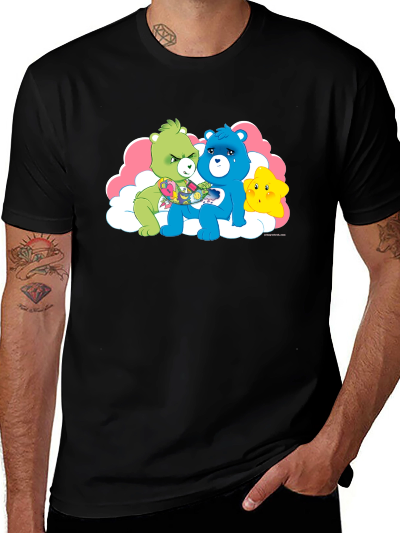 Care Bears Graphic T-Shirt - Black