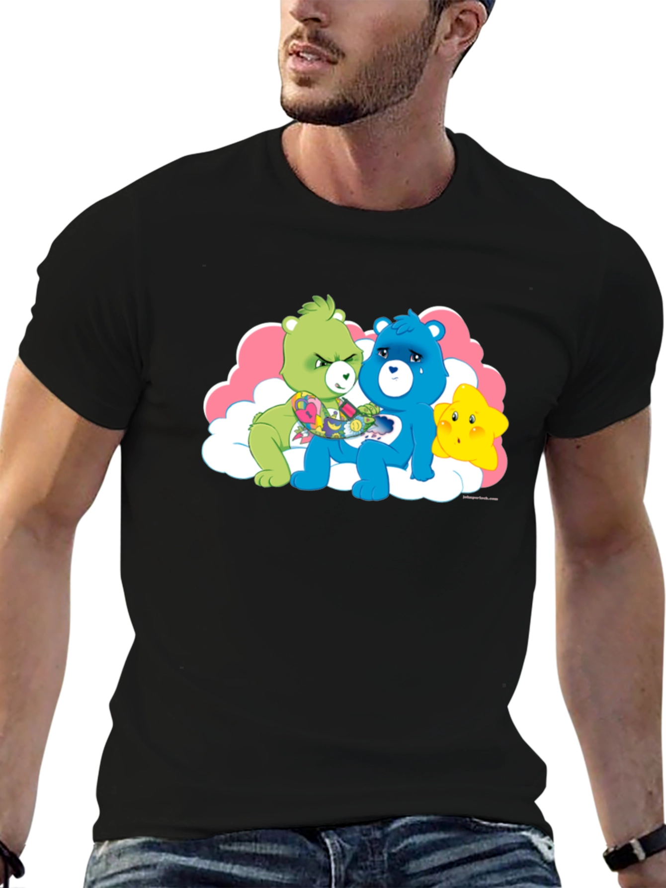 Care Bears Graphic T-Shirt - Black