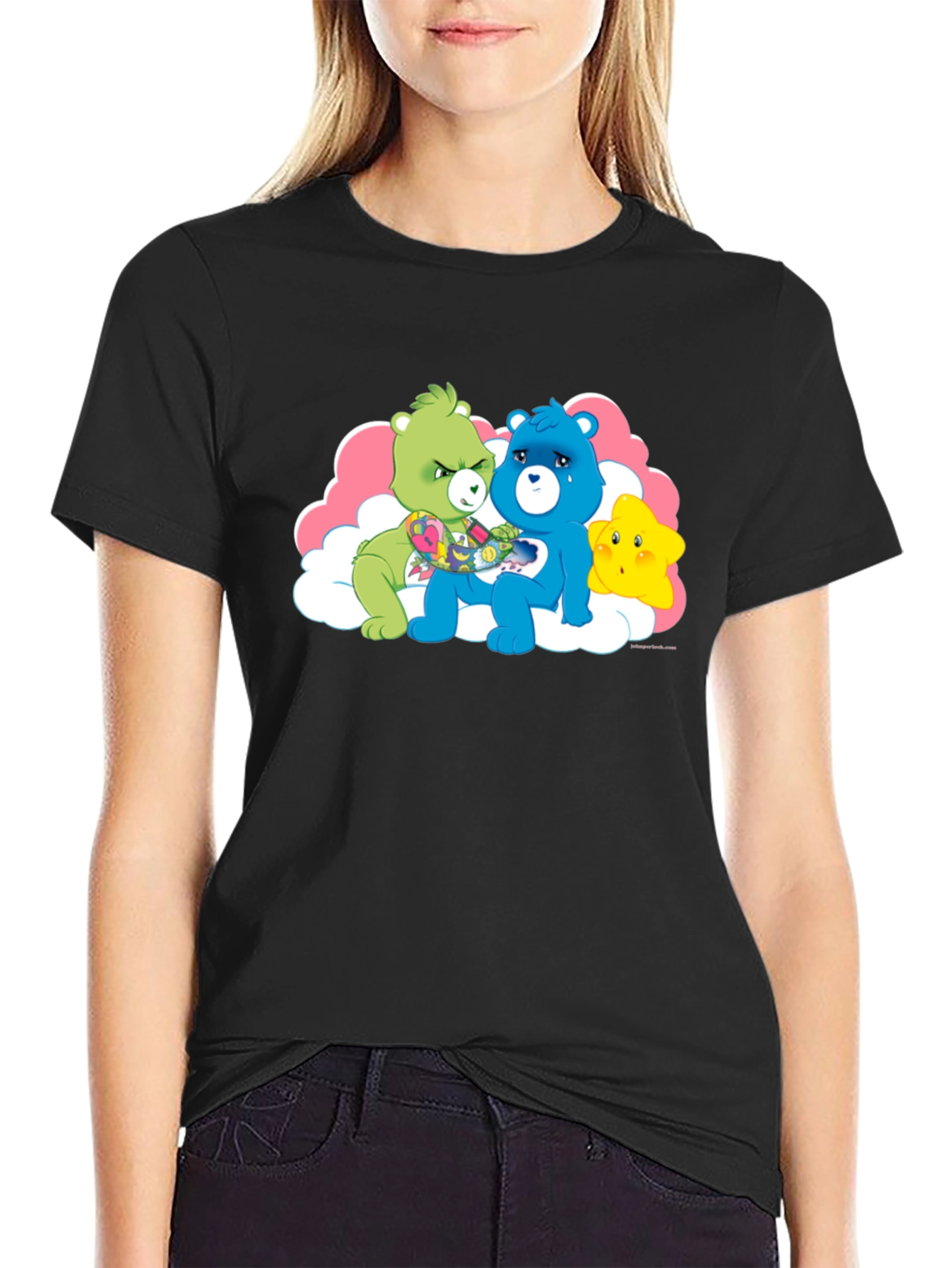 Care Bears Graphic T-Shirt - Black