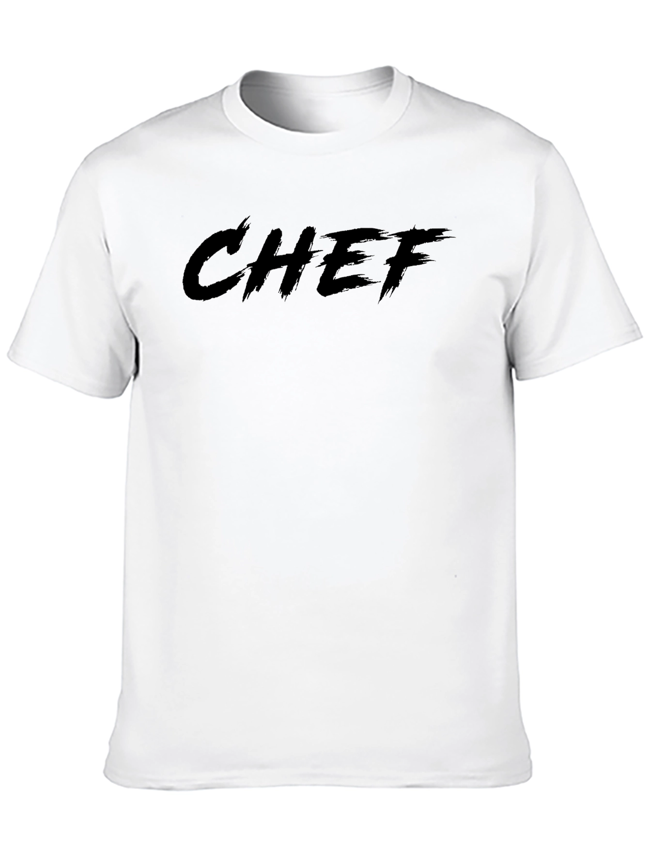 Chef Graphic Tee - Black Cotton Blend