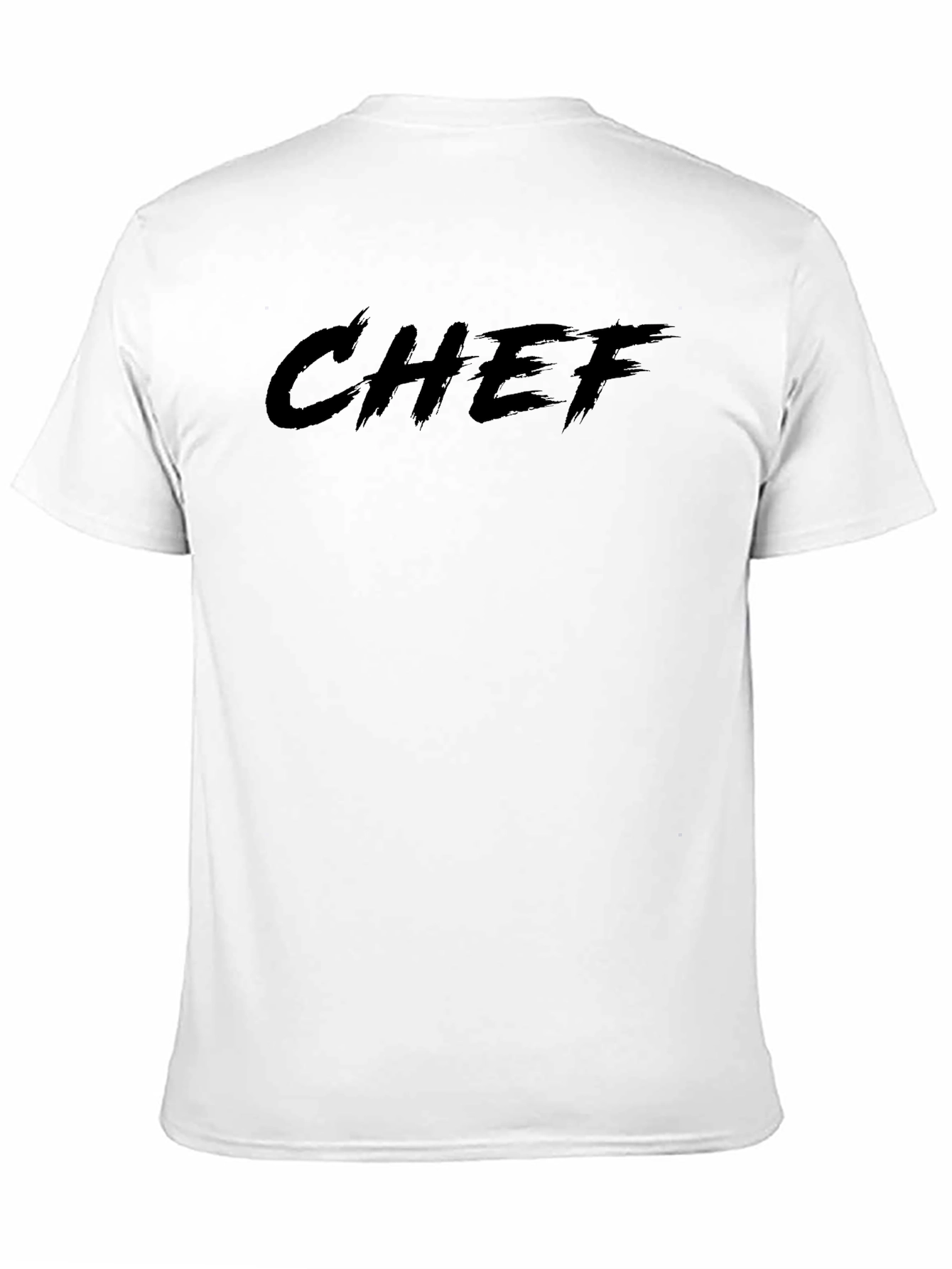 Chef Graphic Tee - Black Cotton Blend