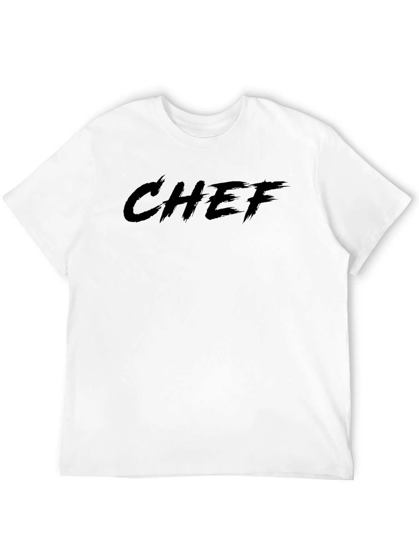 Chef Graphic Tee - Black Cotton Blend
