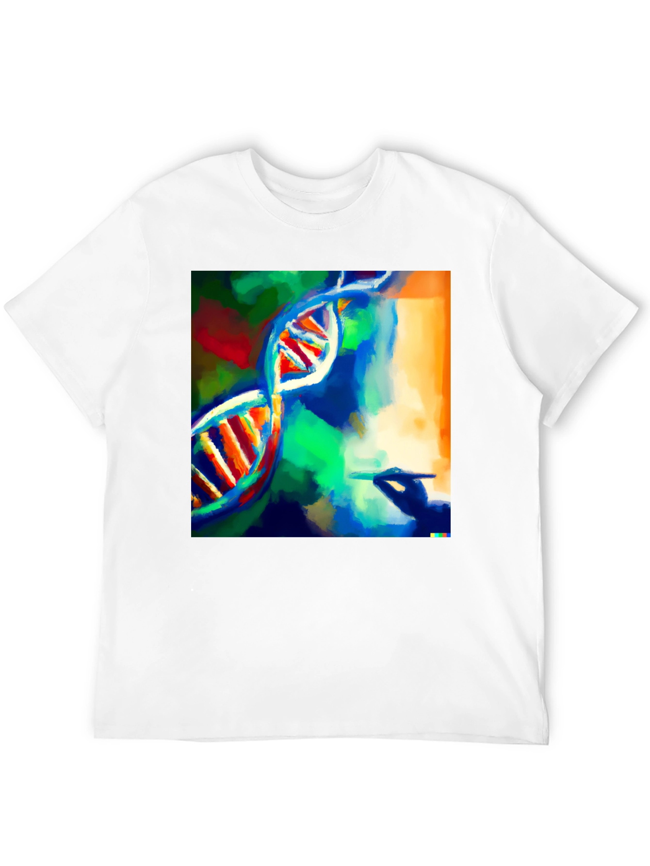 DNA Art Graphic T-Shirt - Science & Style