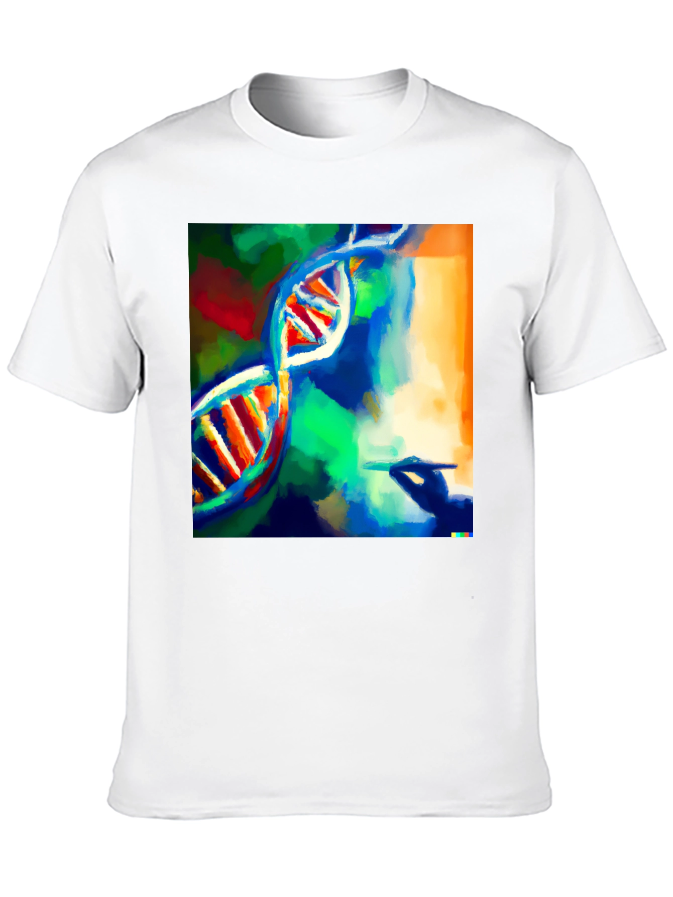DNA Art Graphic T-Shirt - Science & Style