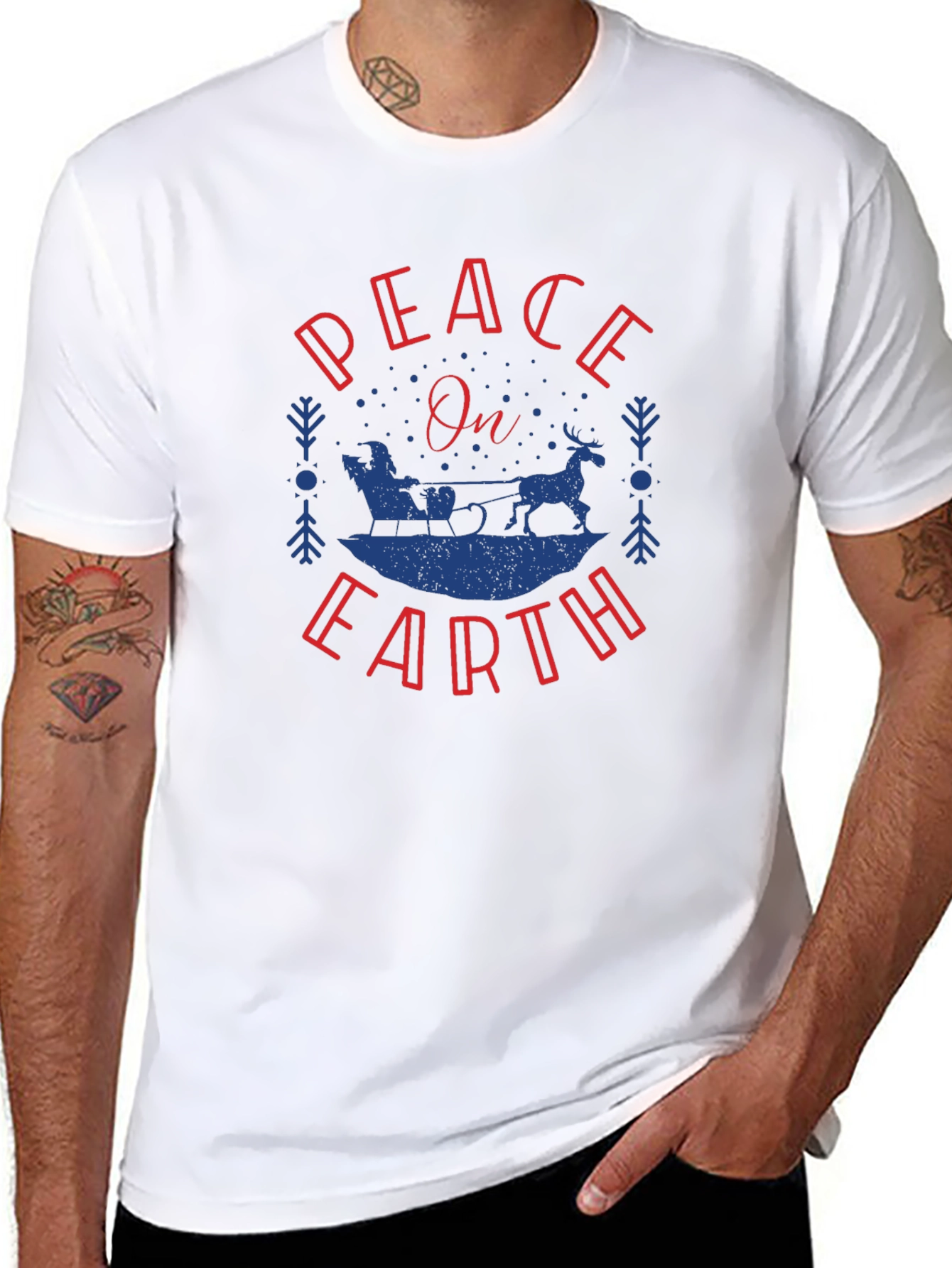 Peace on Earth Holiday Graphic Tee