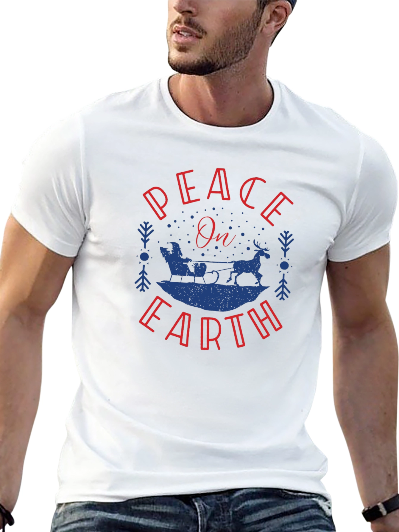 Peace on Earth Holiday Graphic Tee