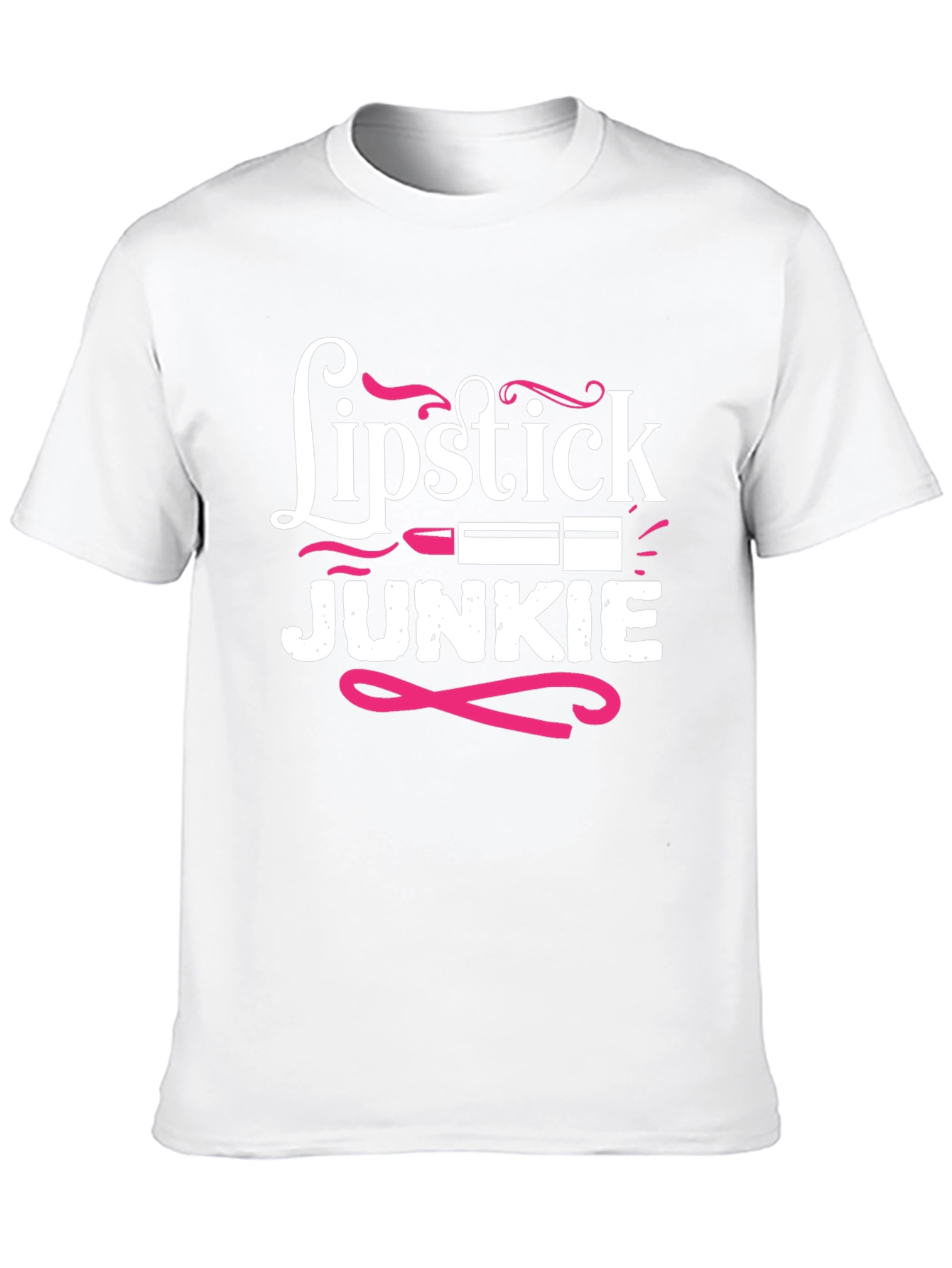 Lipstick Junkie Graphic Tee - Stylish Casual Wear