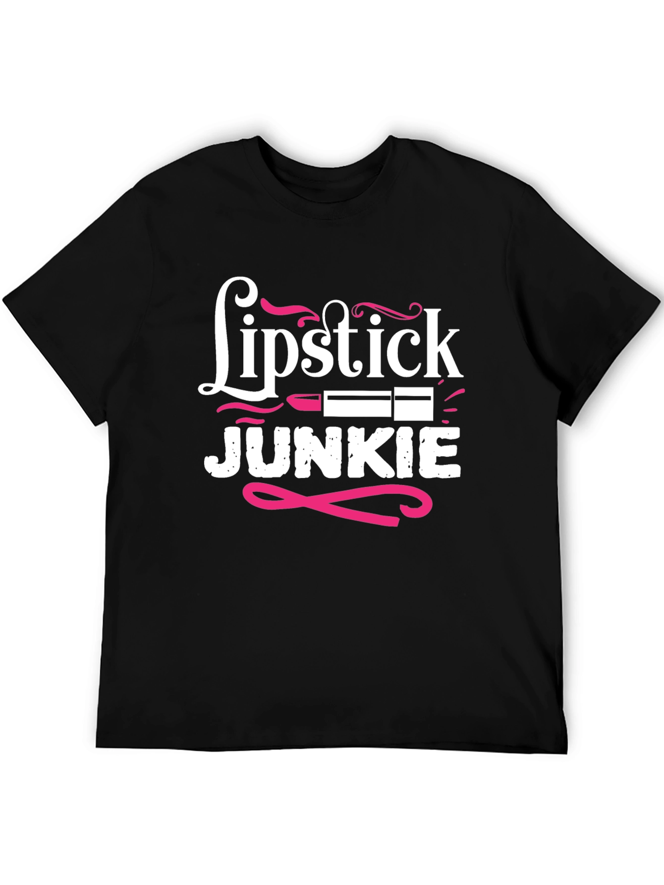 Lipstick Junkie Graphic Tee - Stylish Casual Wear
