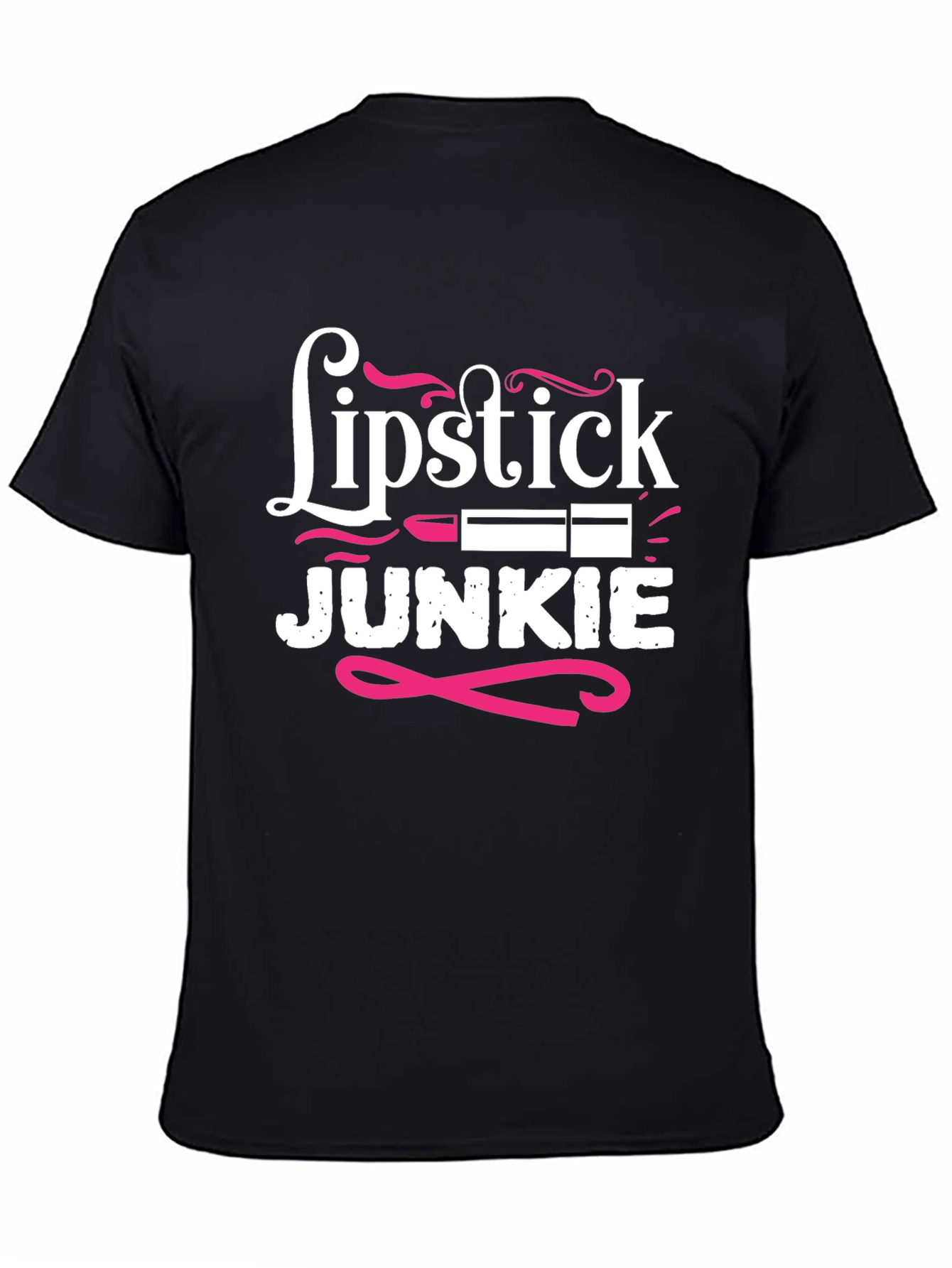 Lipstick Junkie Graphic Tee - Stylish Casual Wear