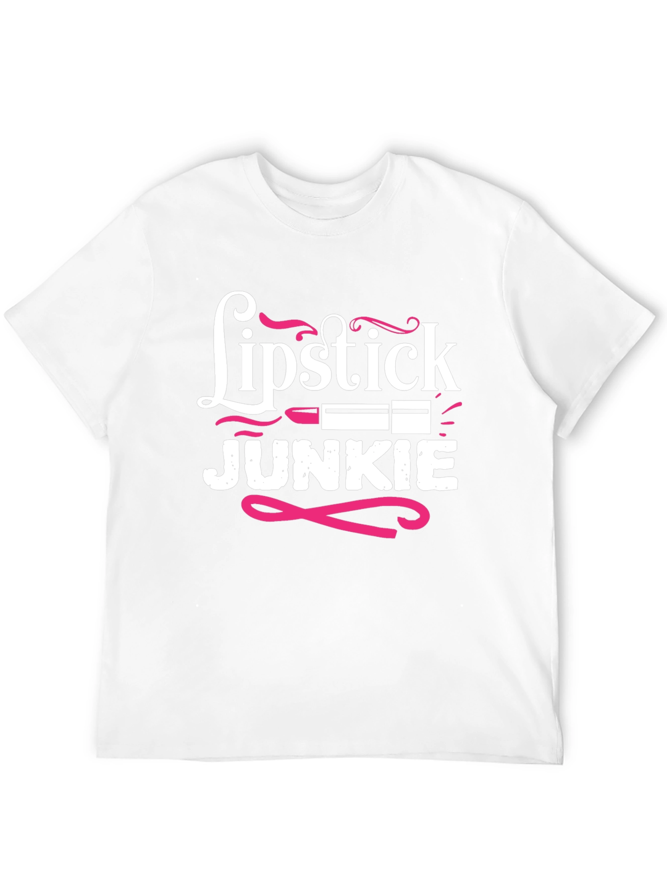 Lipstick Junkie Graphic Tee - Stylish Casual Wear