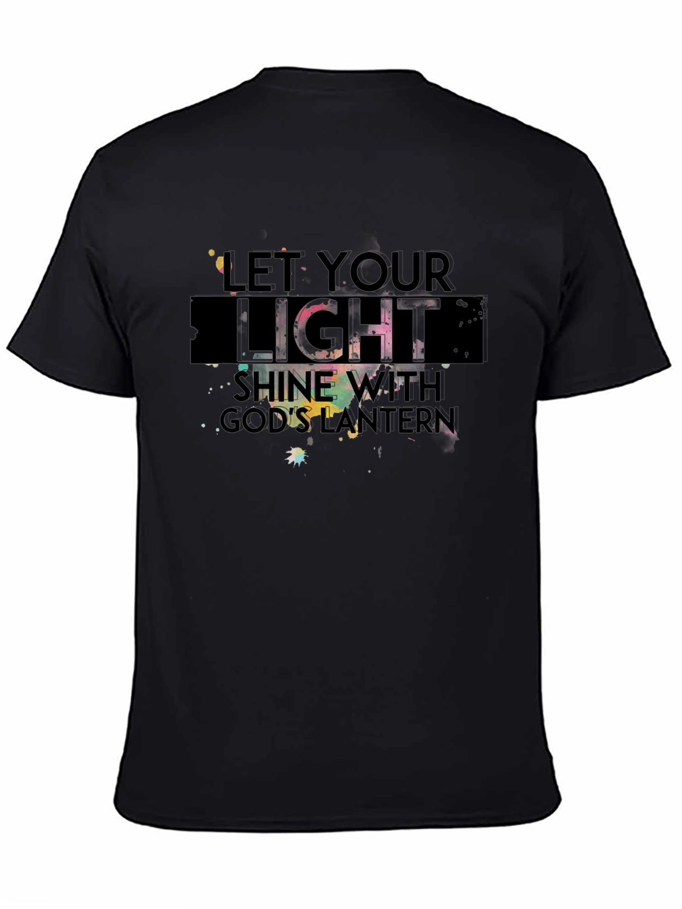 Inspirational Graphic Tee - Let Your Light Shine
