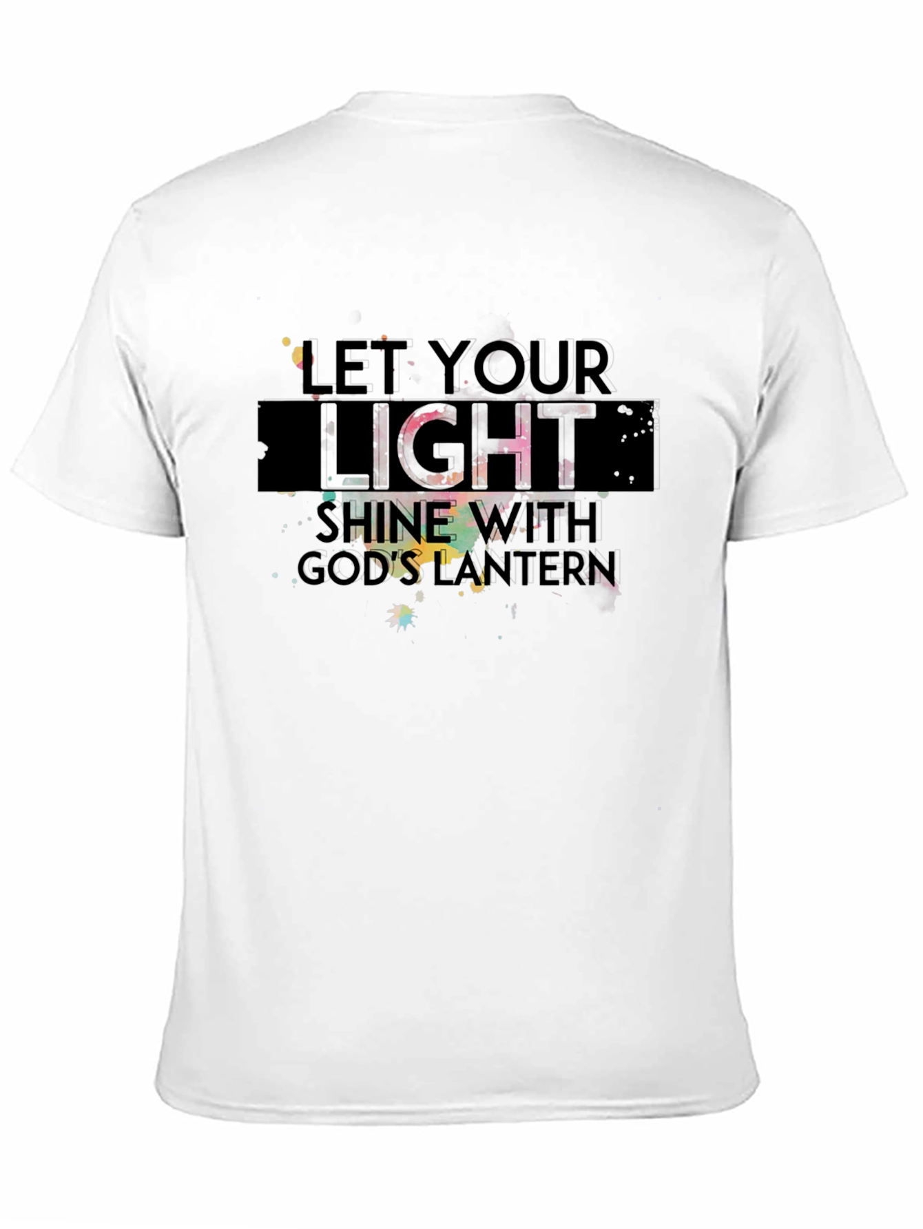 Inspirational Graphic Tee - Let Your Light Shine