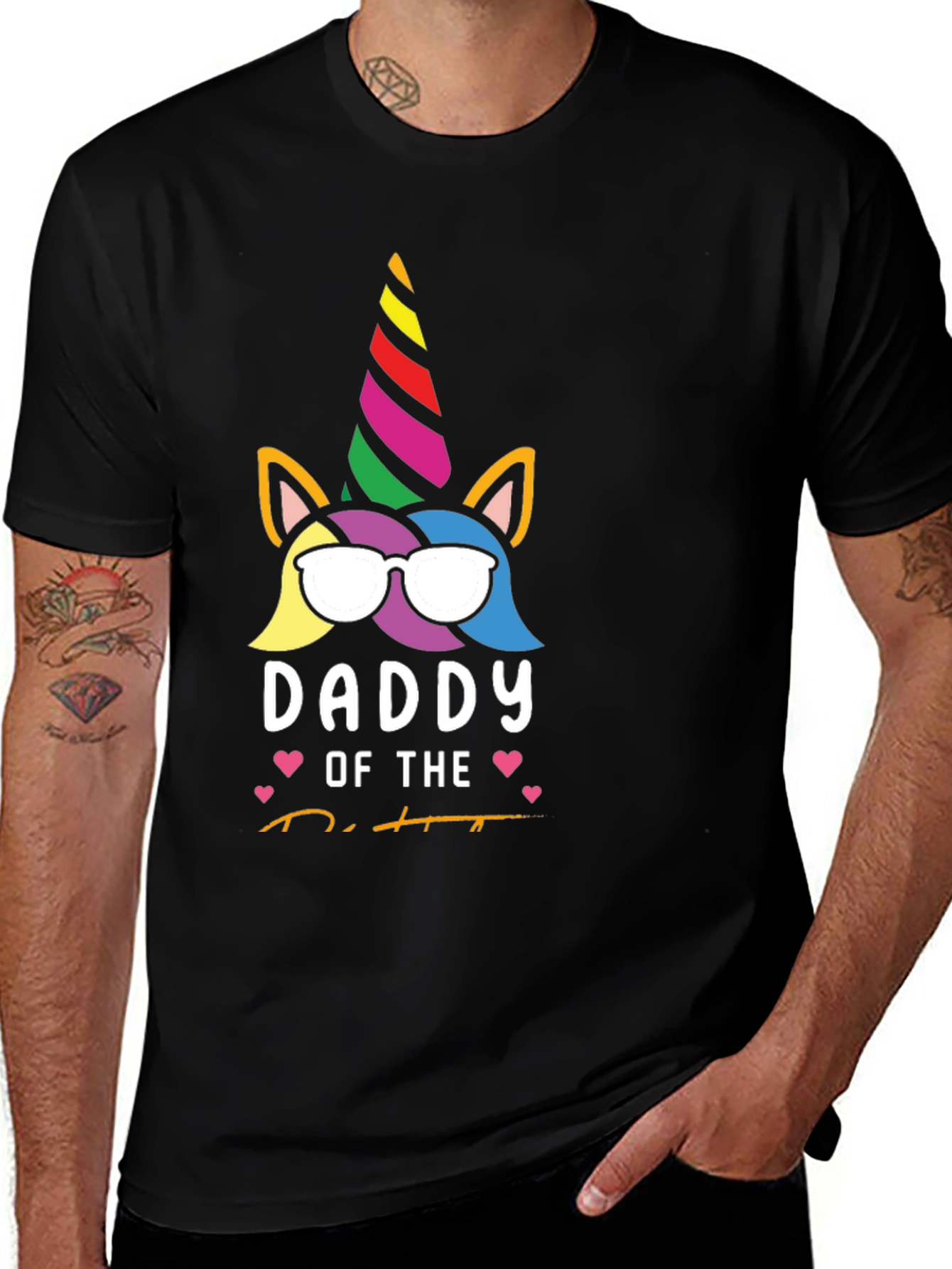 Daddy of the Birthday Unicorn T-Shirt