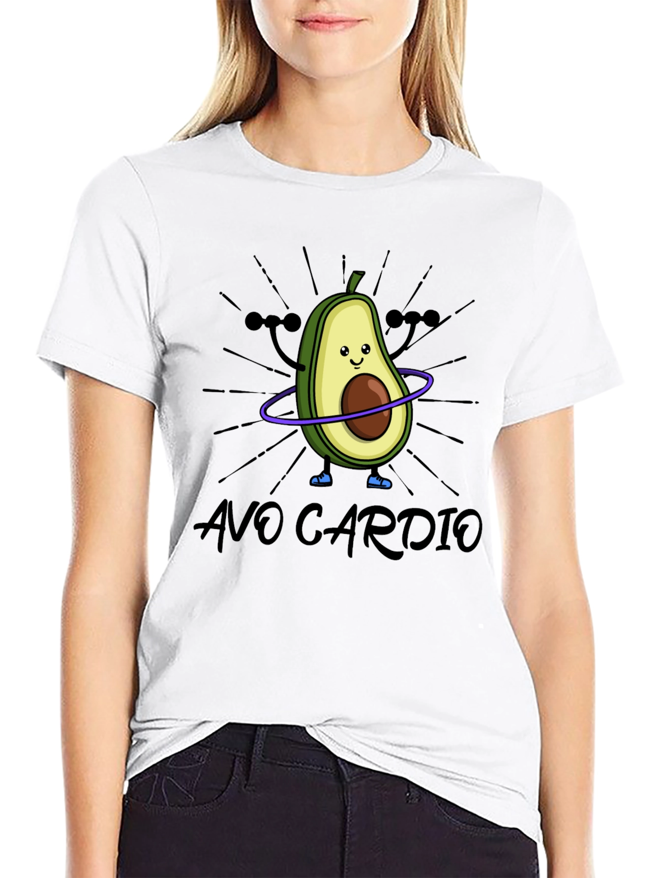 Avo Cardio Black T-Shirt