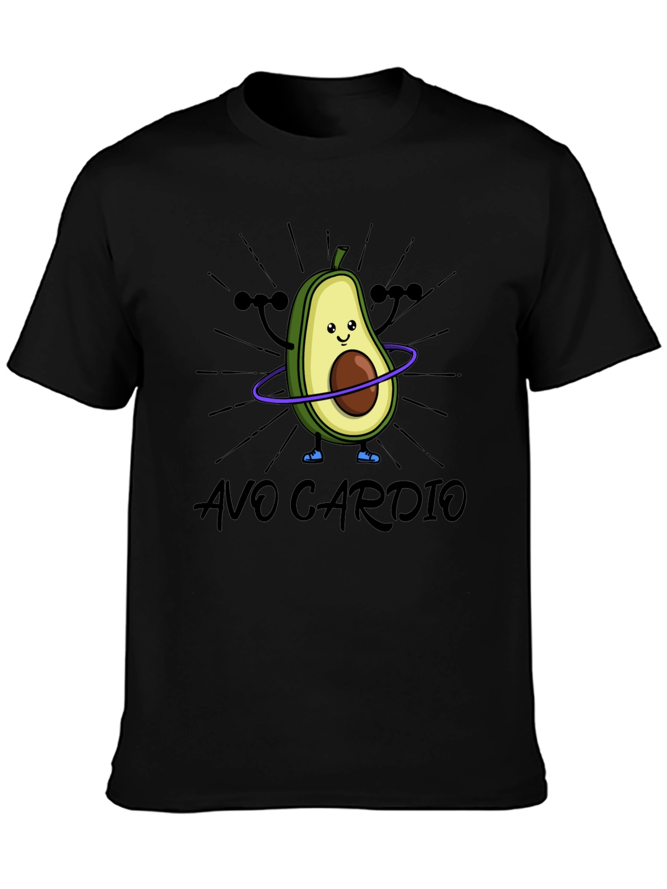 Avo Cardio Black T-Shirt